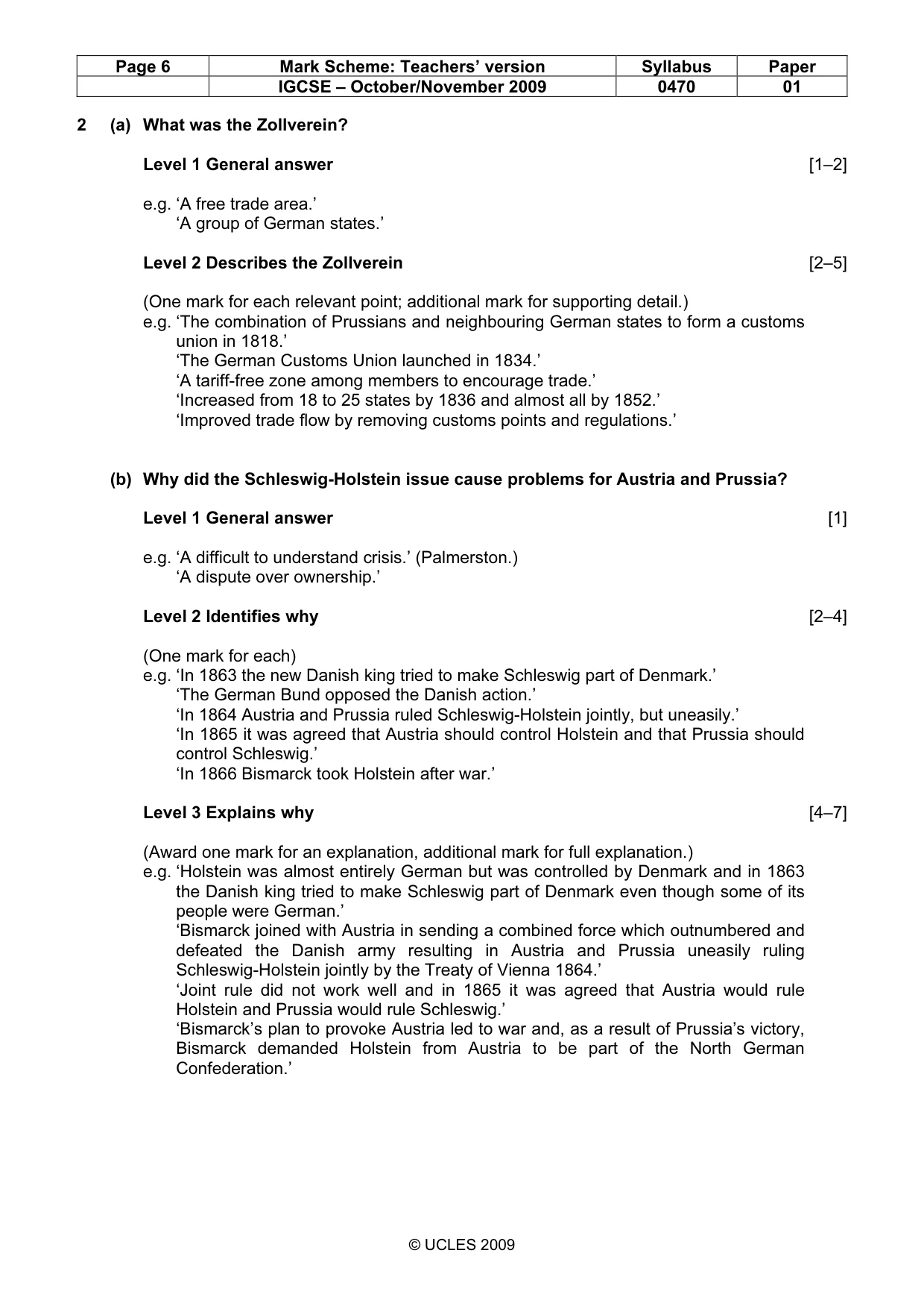 Mark scheme, page 6 of 54