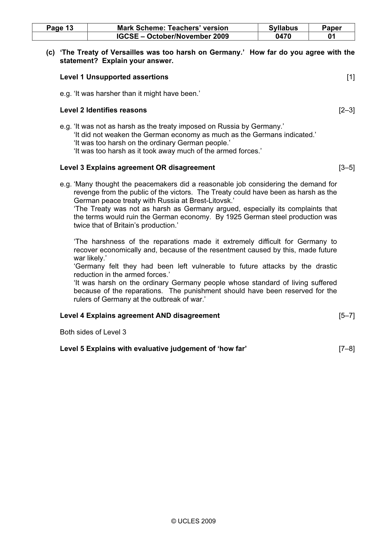 Mark scheme, page 13 of 54