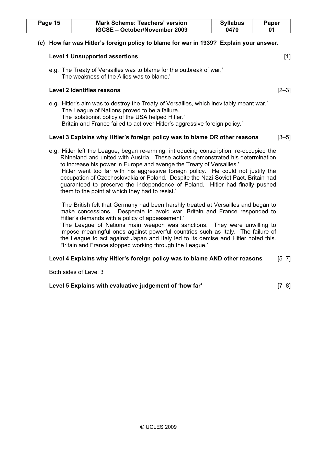 Mark scheme, page 15 of 54
