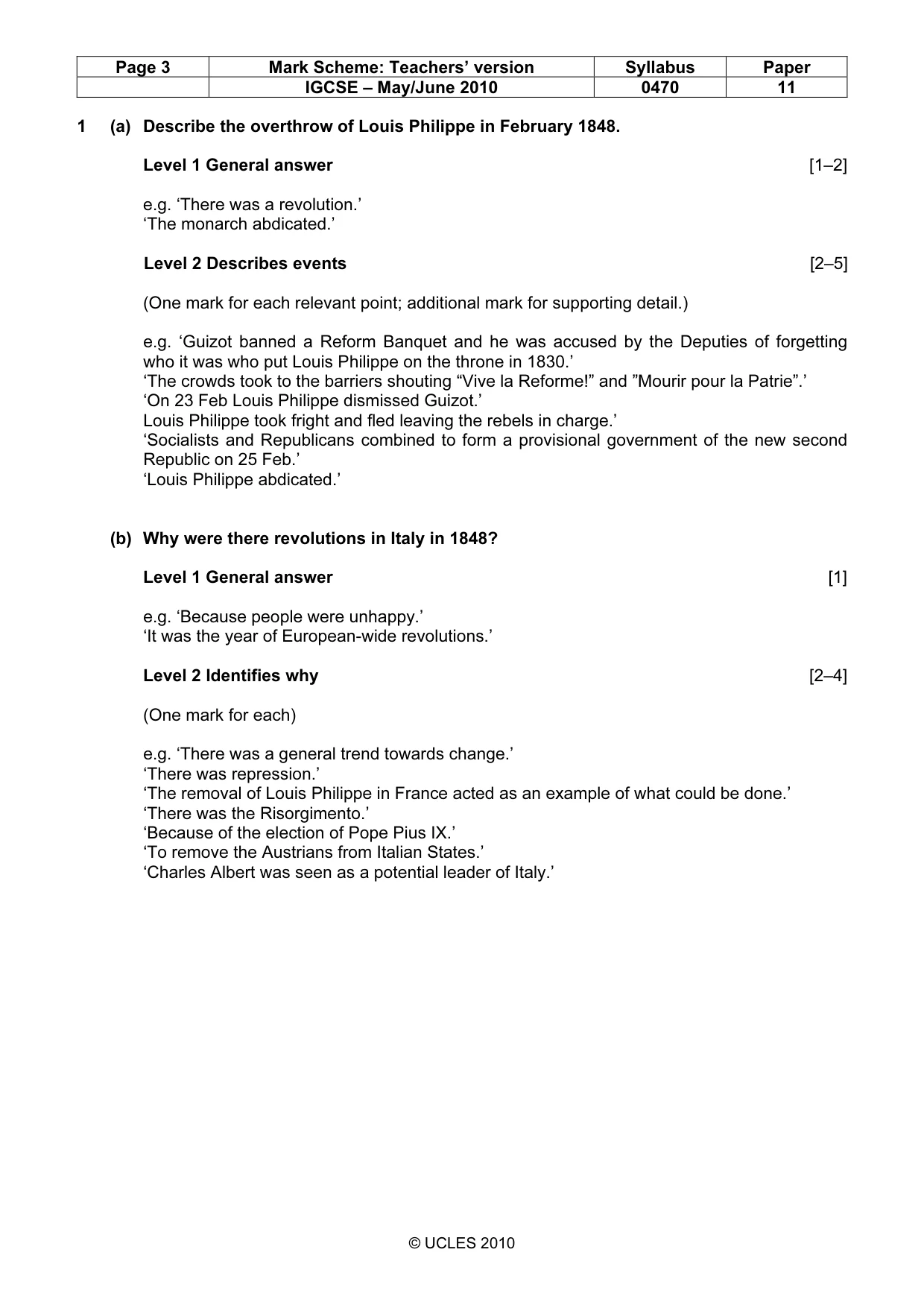 Mark scheme, page 3 of 55