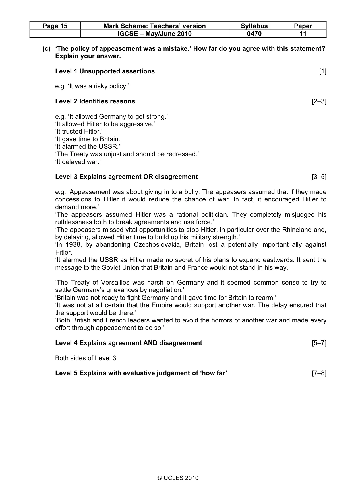 Mark scheme, page 15 of 55