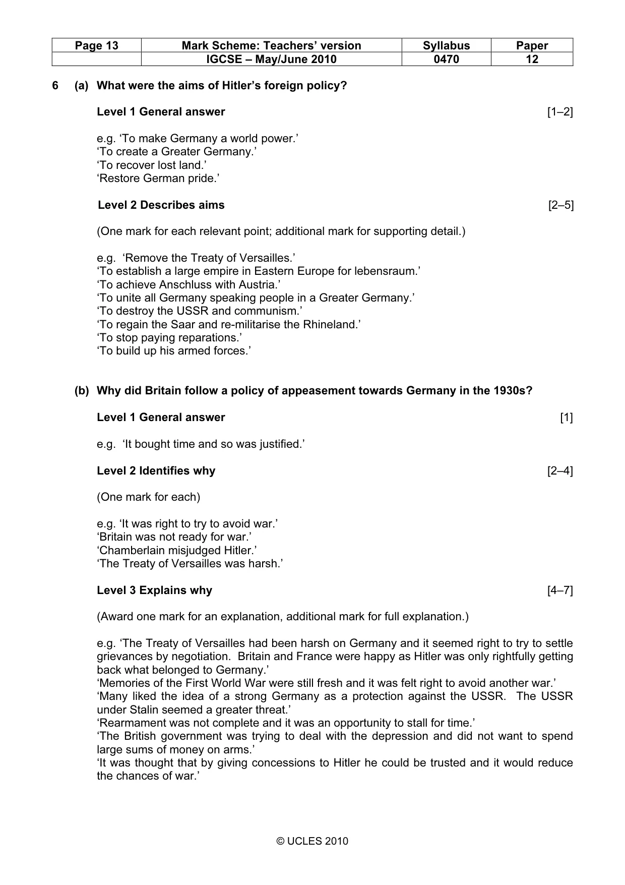 Mark scheme, page 13 of 52