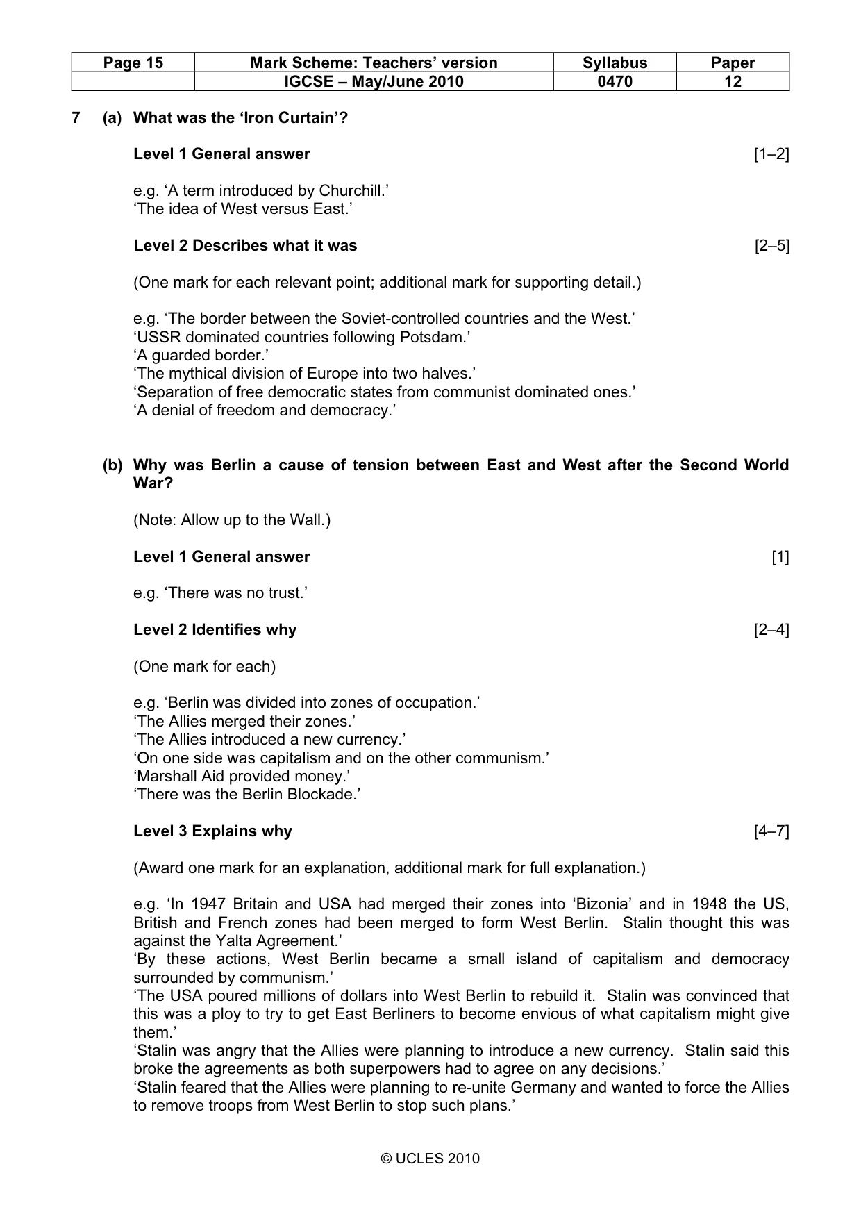Mark scheme, page 15 of 52