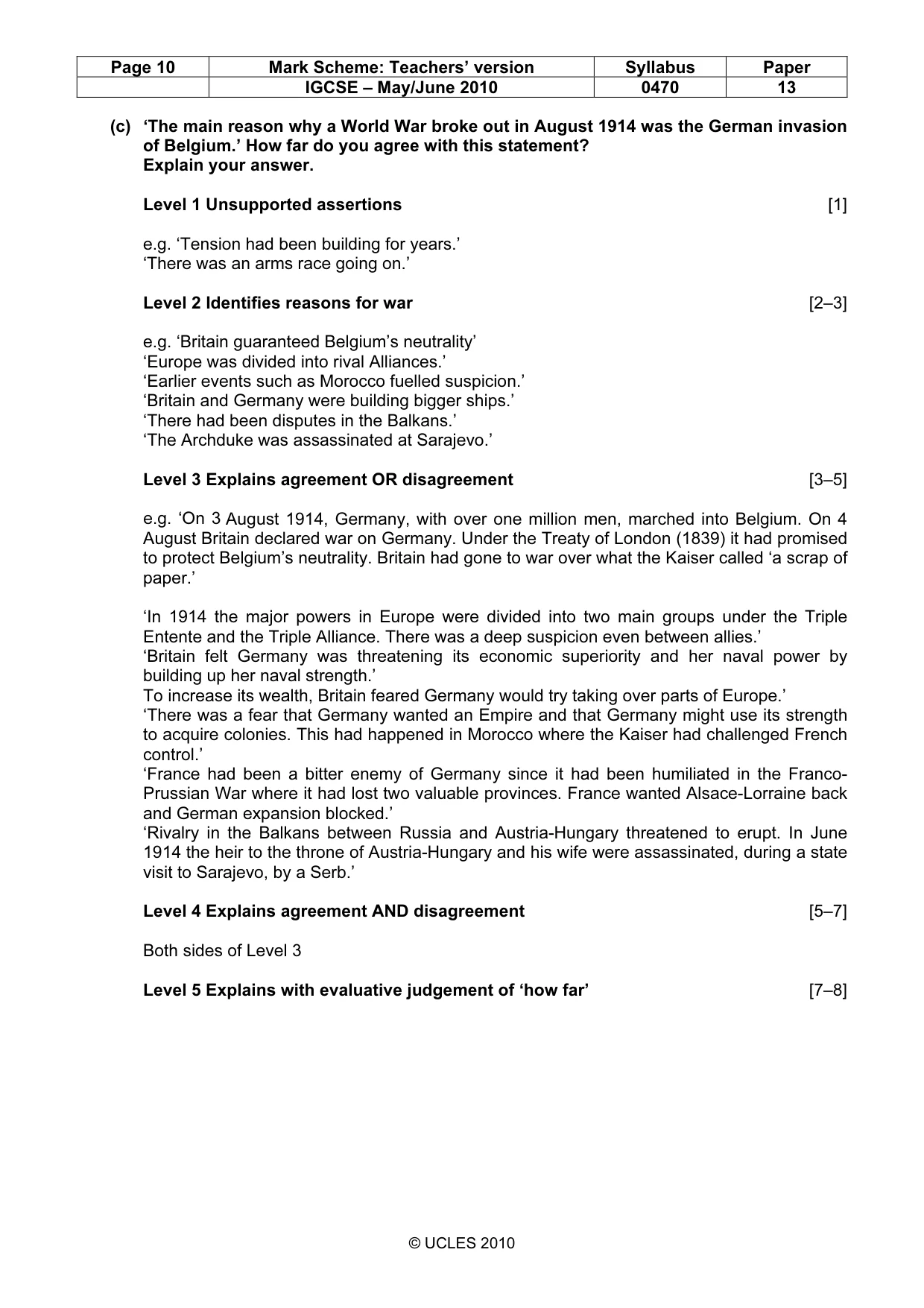 Mark scheme, page 10 of 53