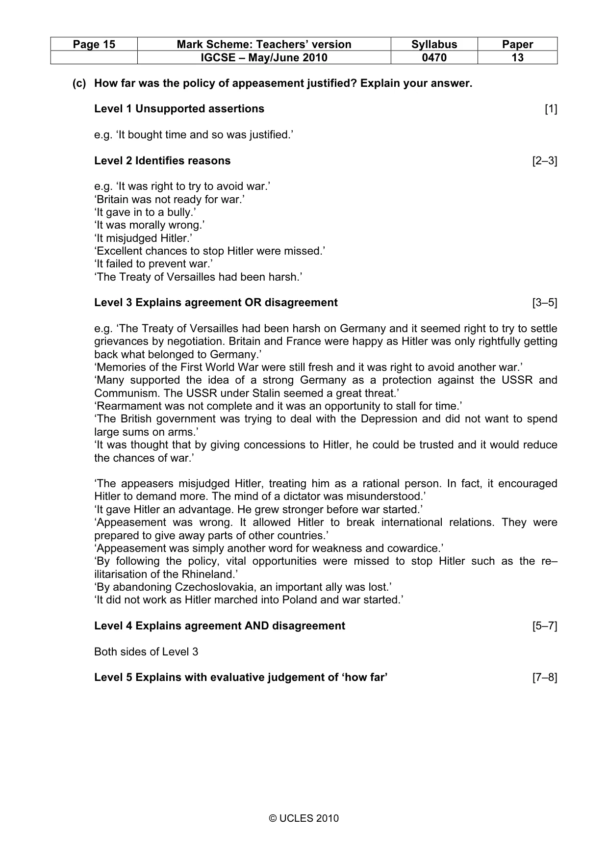 Mark scheme, page 15 of 53