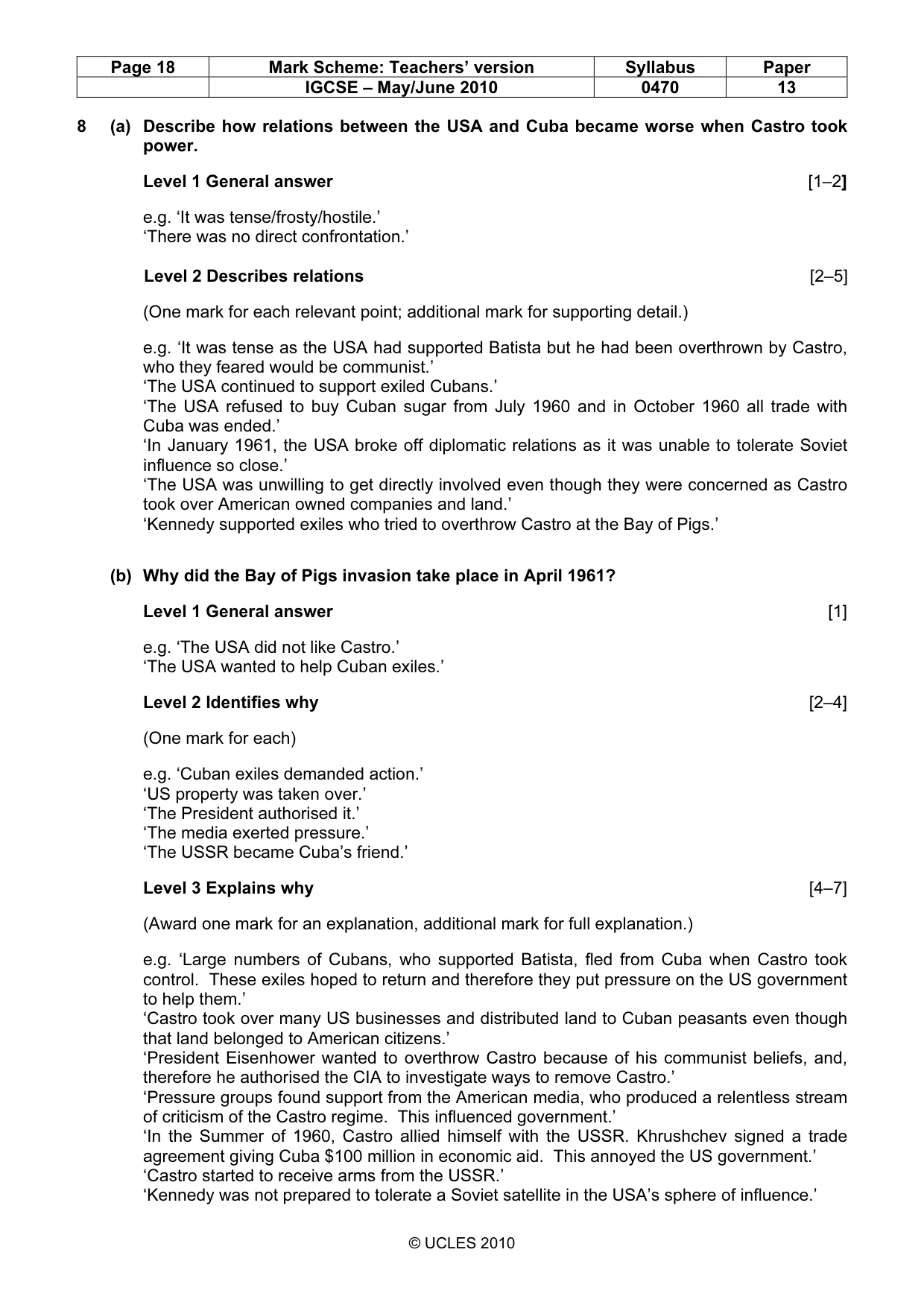 Mark scheme, page 18 of 53