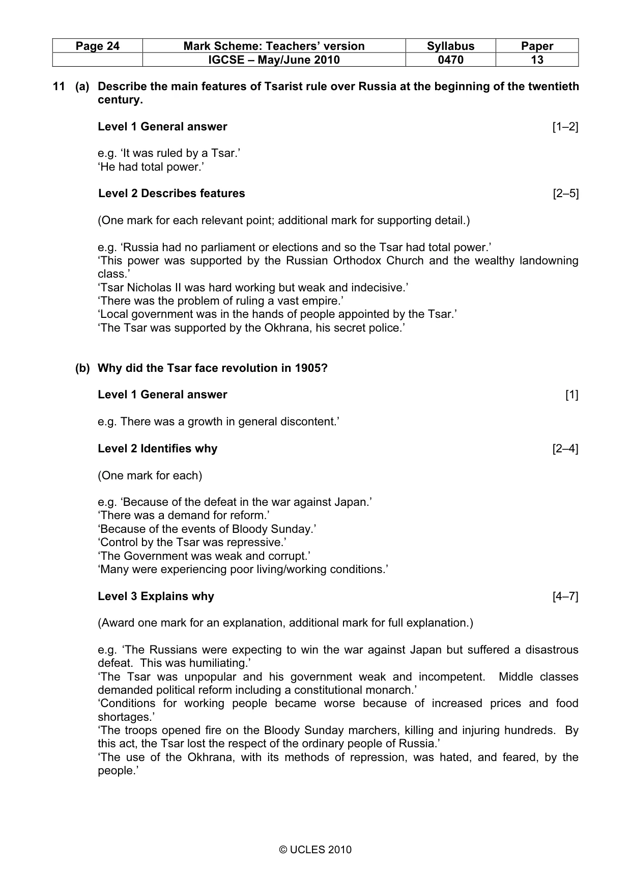 Mark scheme, page 24 of 53