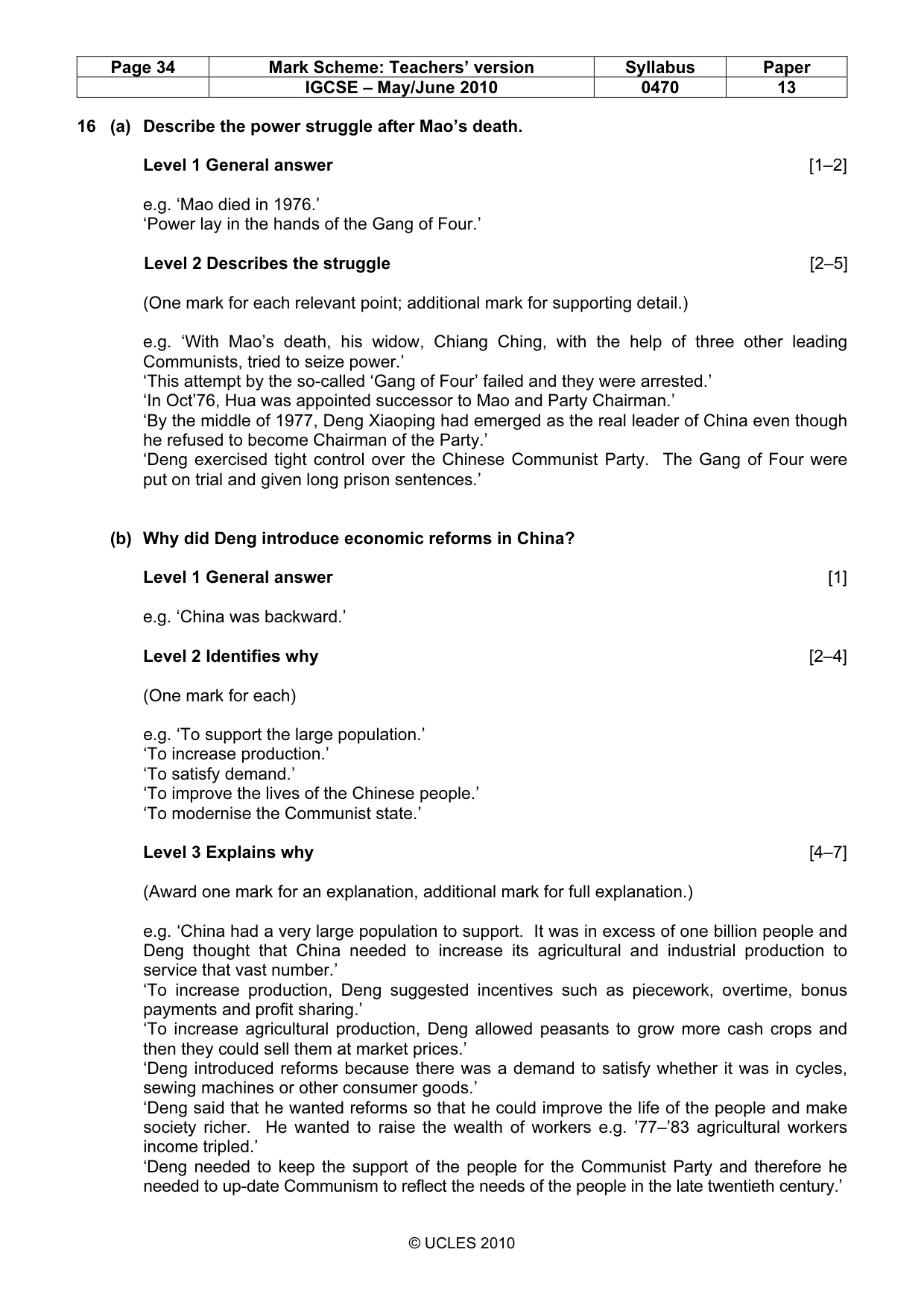 Mark scheme, page 34 of 53