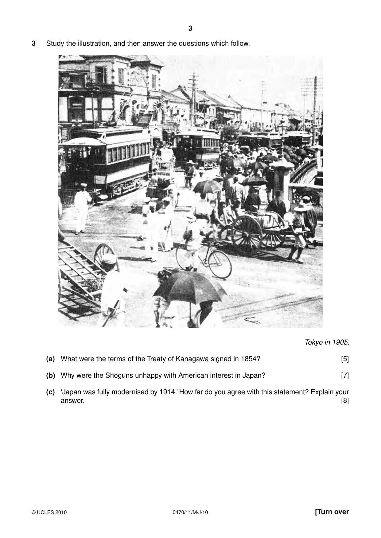 Cambridge IGCSE History 0470 2010 May/June Paper 1 · Variant 1 question paper, page 3 of 16