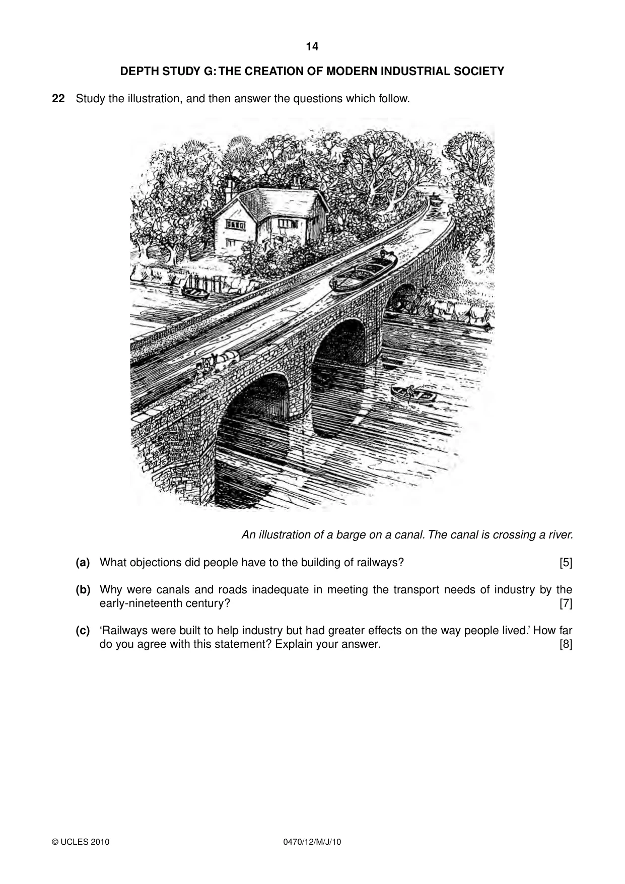 Cambridge IGCSE History 0470 2010 May/June Paper 1 · Variant 2 question paper, page 14 of 16
