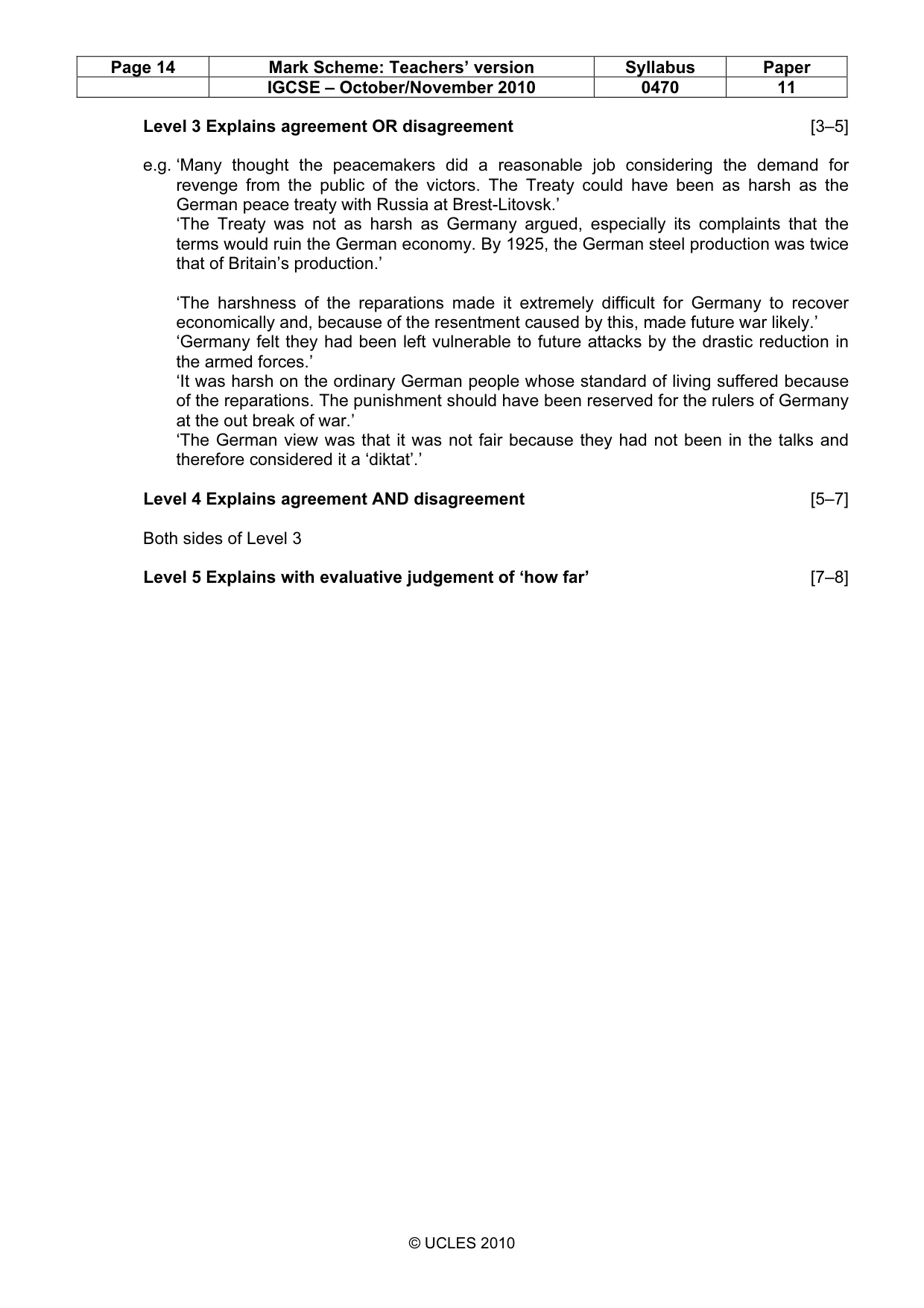 Mark scheme, page 14 of 54