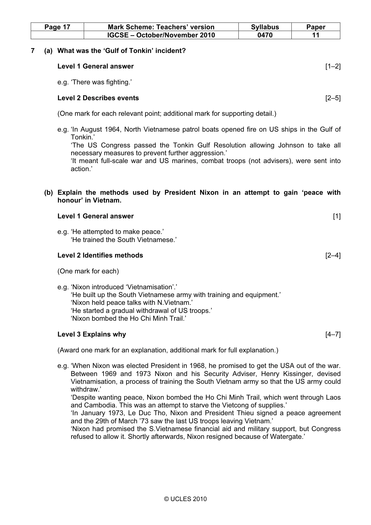 Mark scheme, page 17 of 54