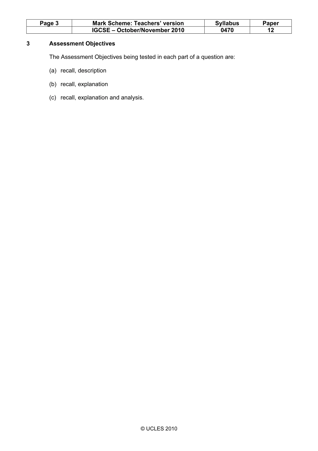 Mark scheme, page 3 of 53