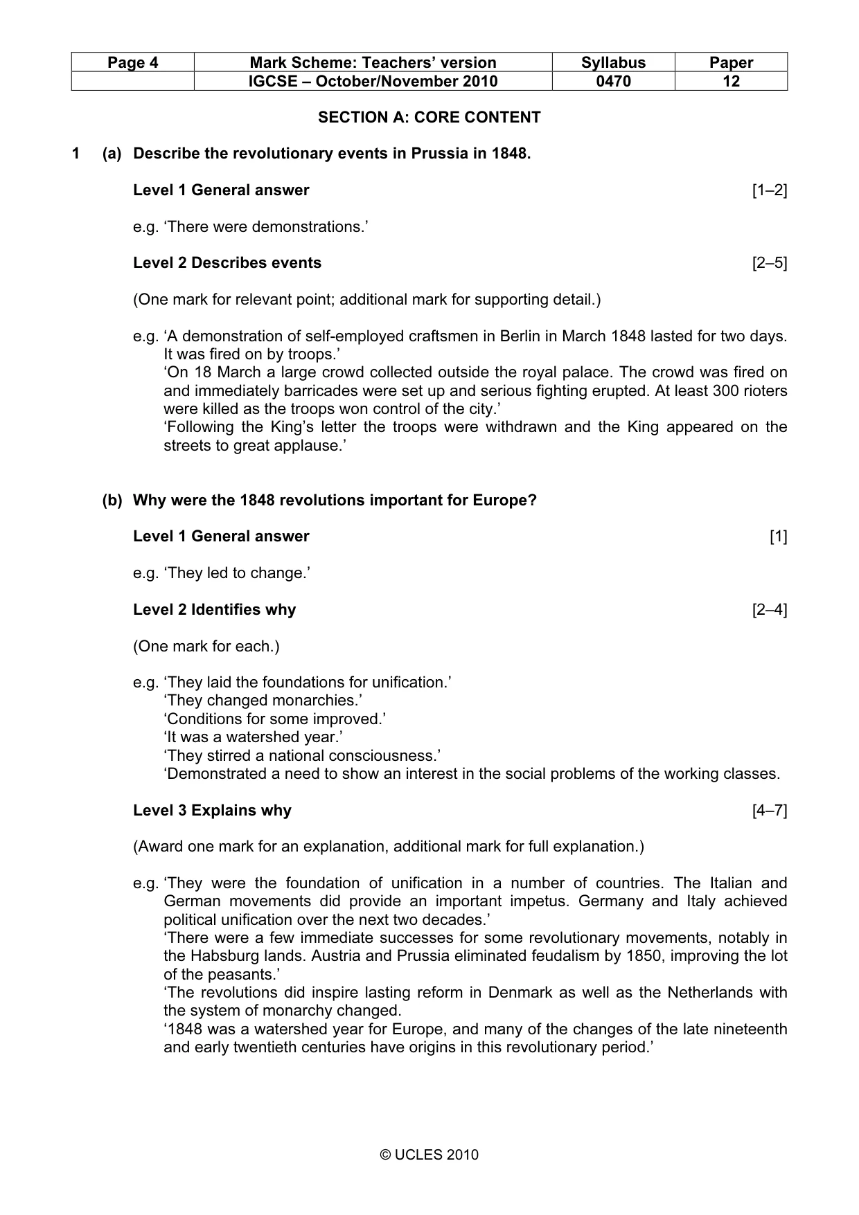 Mark scheme, page 4 of 53