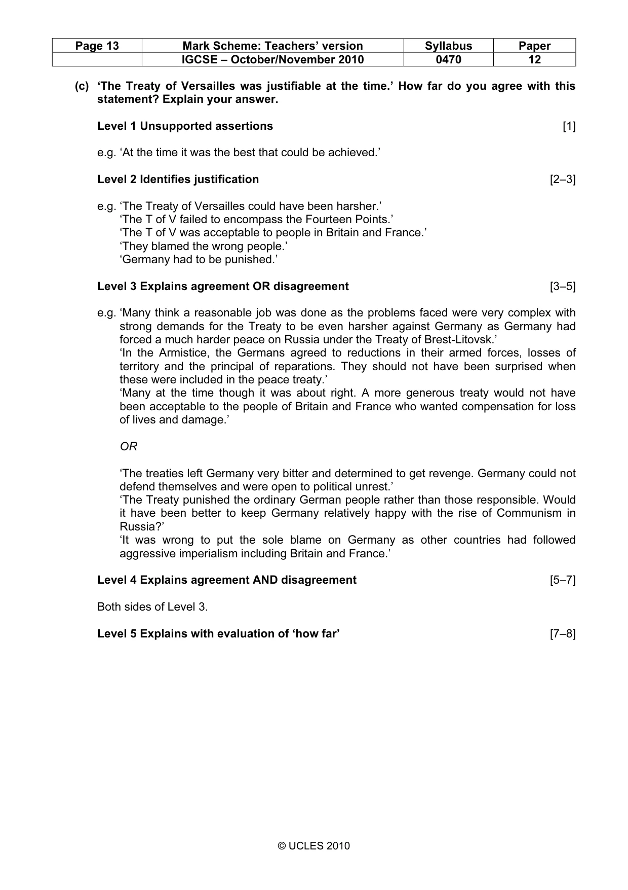 Mark scheme, page 13 of 53