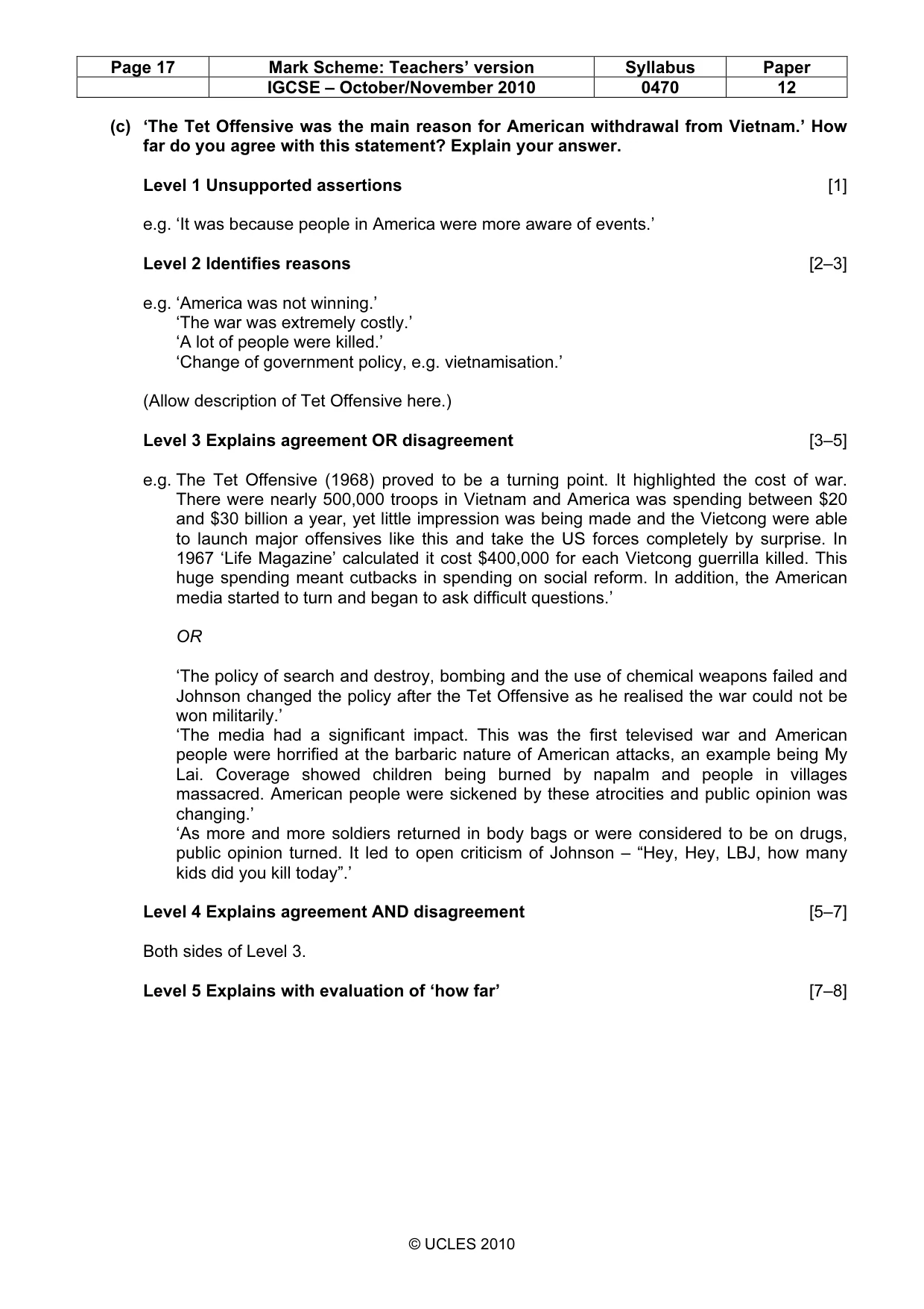 Mark scheme, page 17 of 53