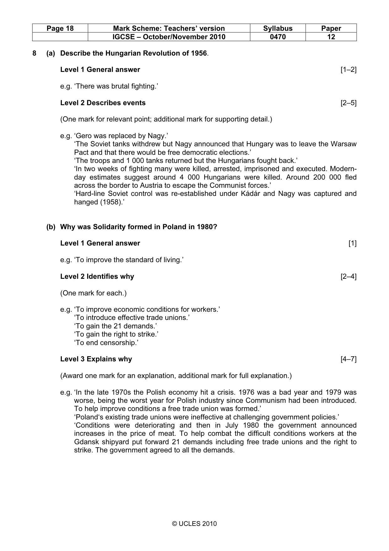 Mark scheme, page 18 of 53