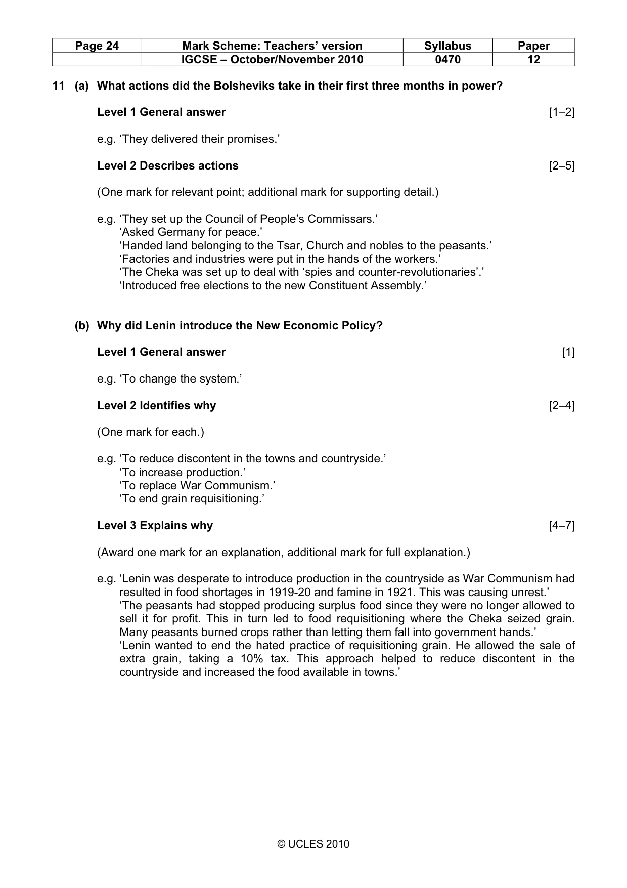 Mark scheme, page 24 of 53