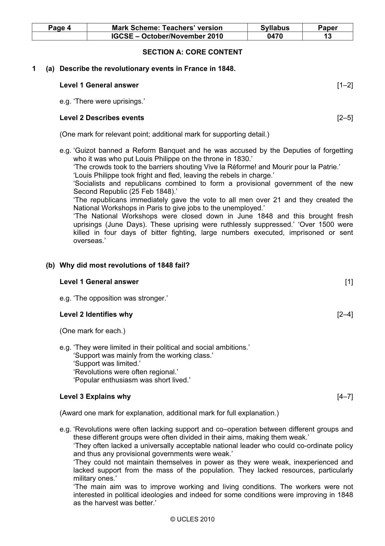 Mark scheme, page 4 of 53