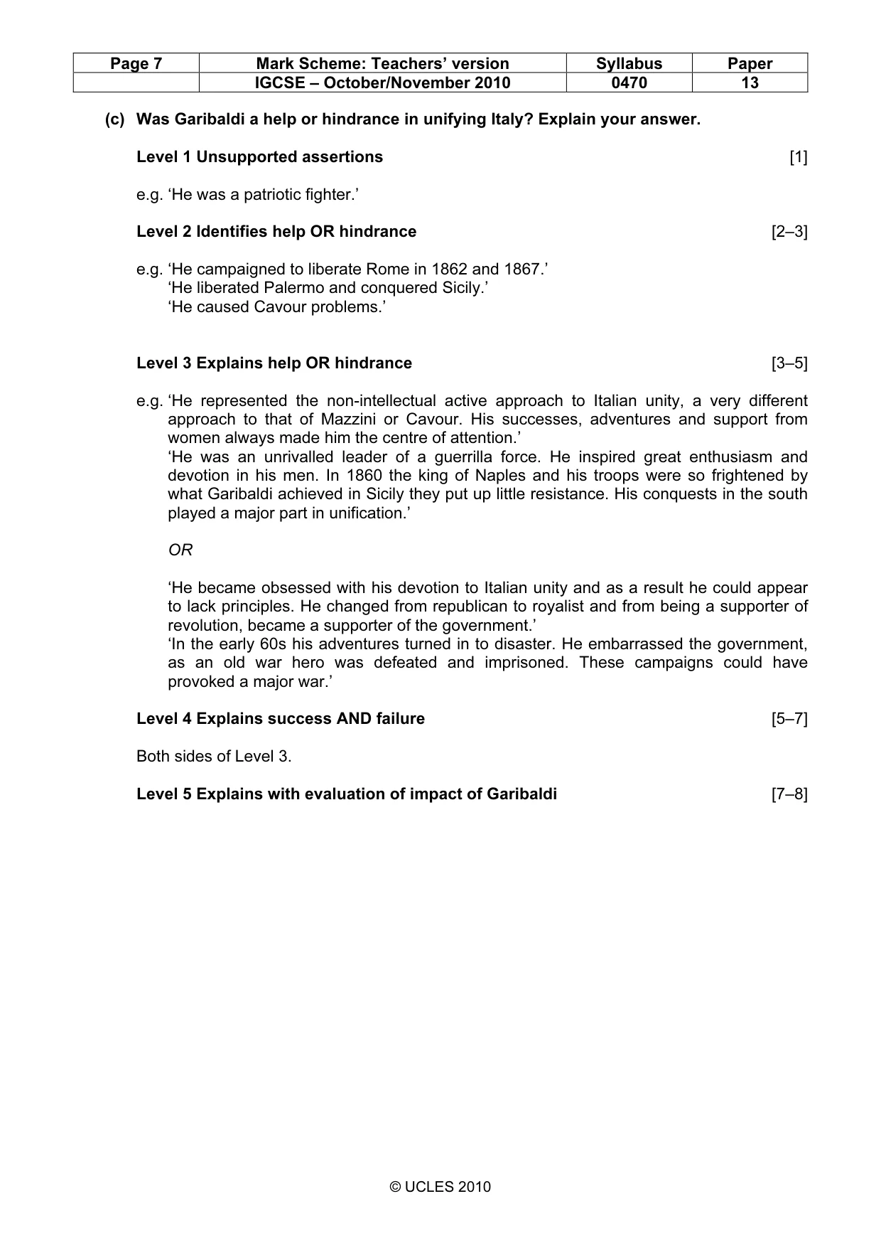 Mark scheme, page 7 of 53
