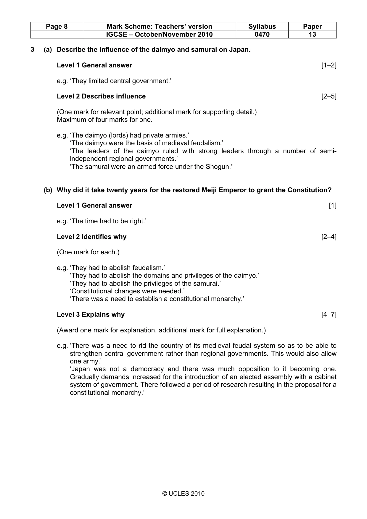 Mark scheme, page 8 of 53