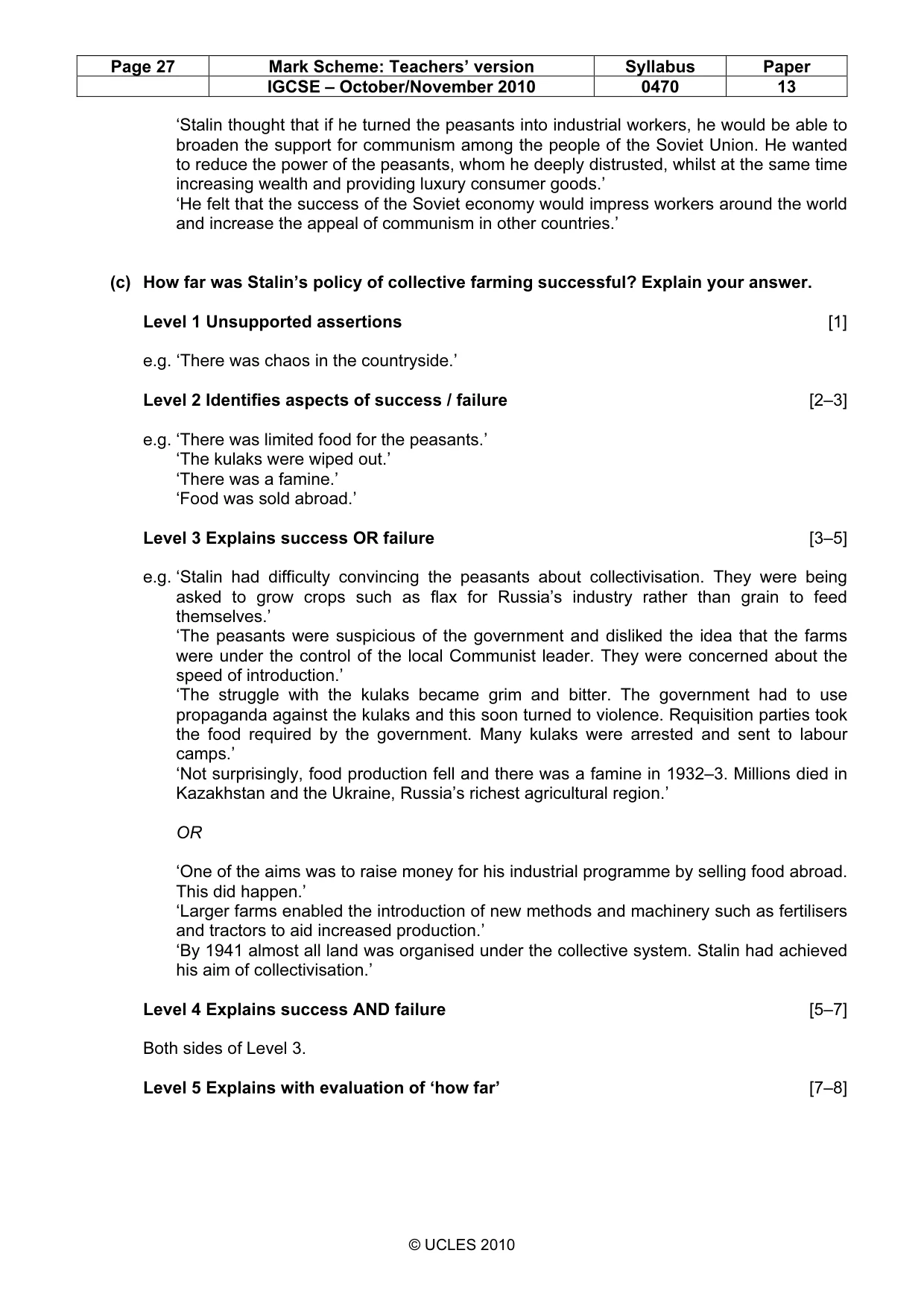 Mark scheme, page 27 of 53
