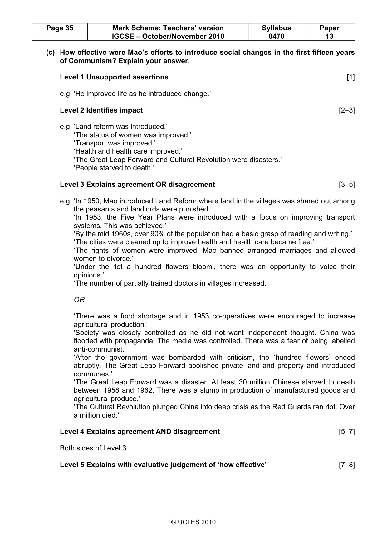 Mark scheme, page 35 of 53