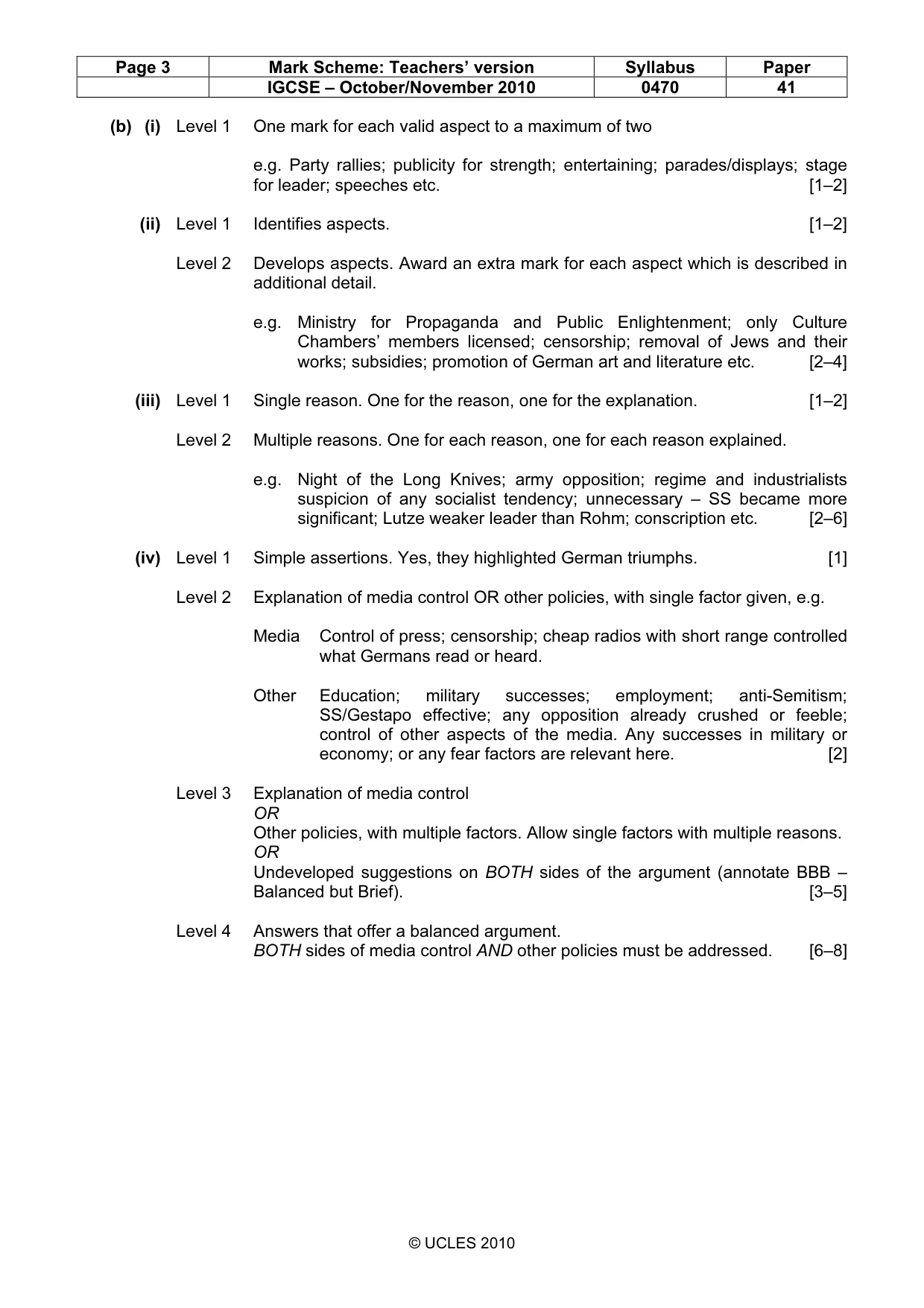 Mark scheme, page 3 of 17