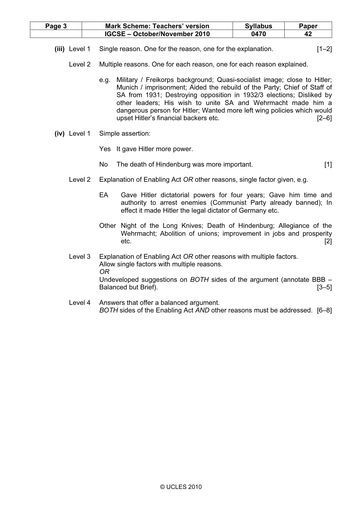 Mark scheme, page 3 of 17