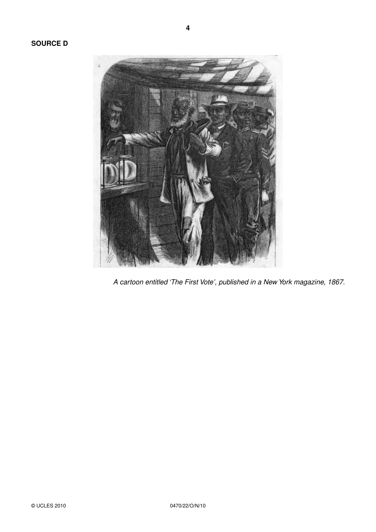 Cambridge IGCSE History 0470 2010 Oct/Nov Paper 2 · Variant 2 question paper, page 4 of 16