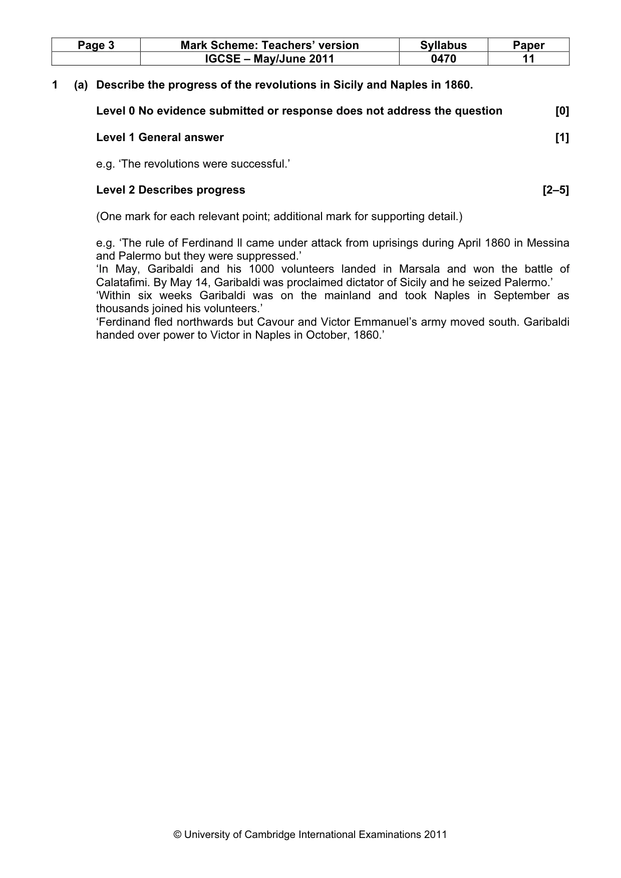 Mark scheme, page 3 of 77