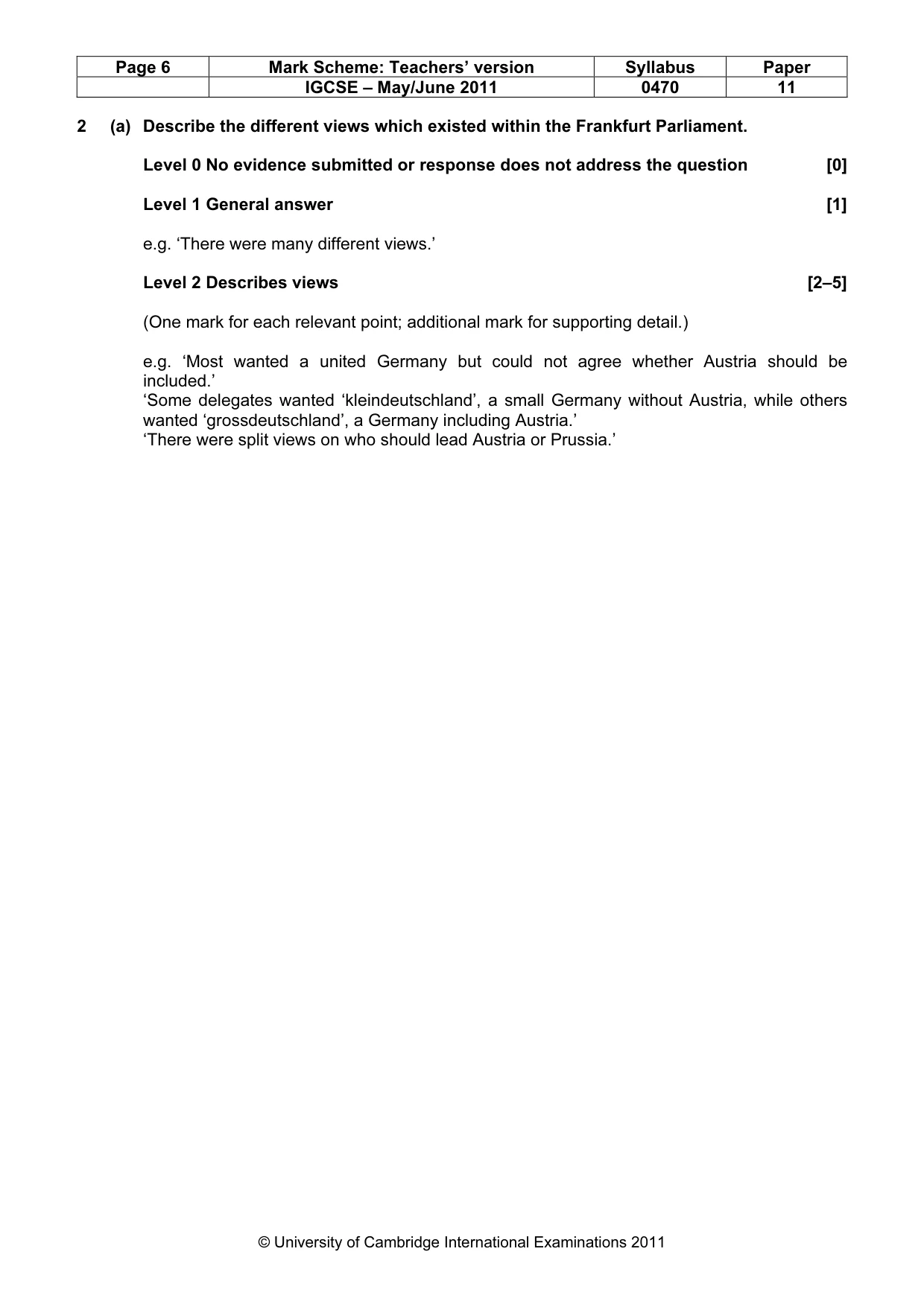 Mark scheme, page 6 of 77