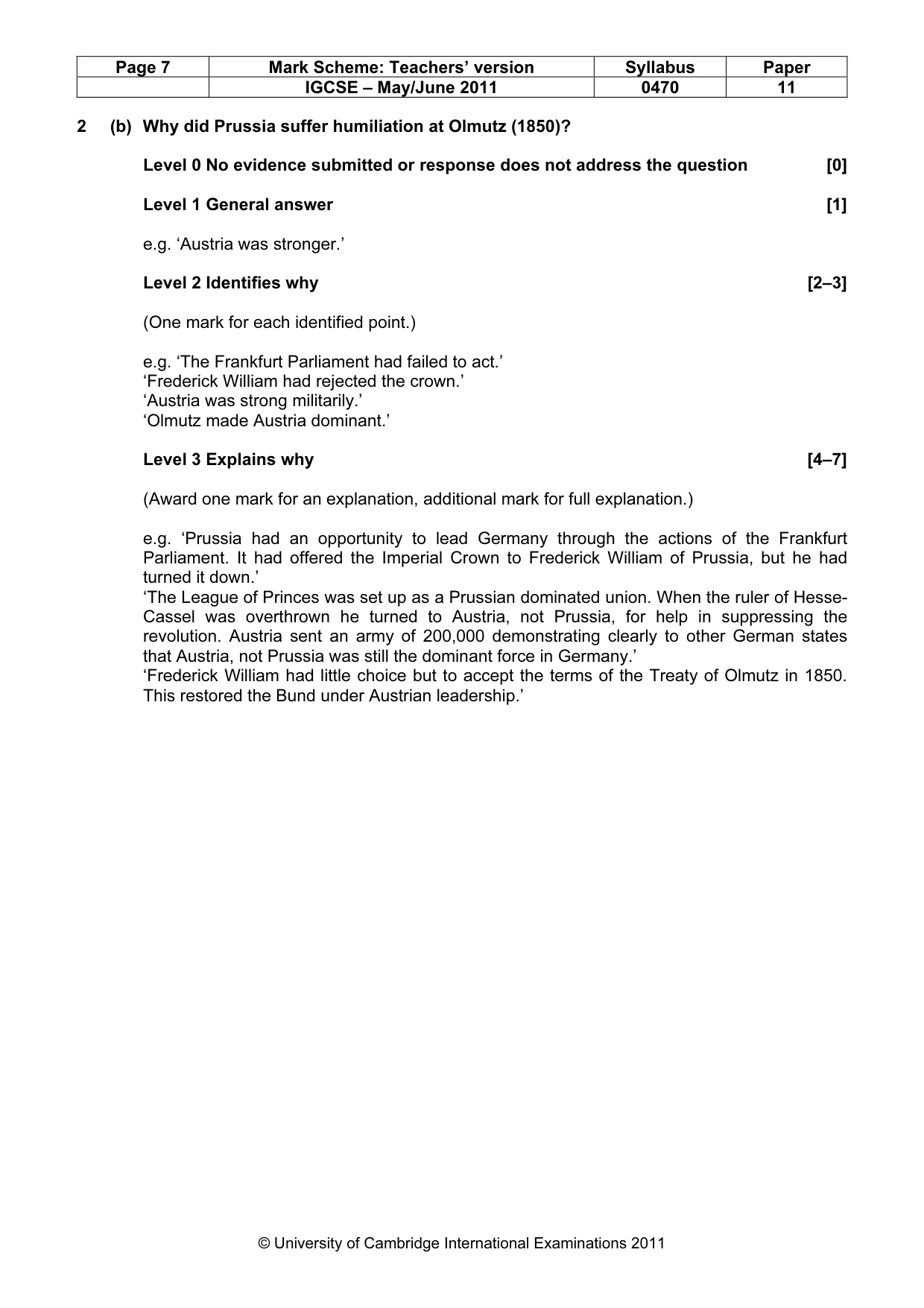 Mark scheme, page 7 of 77