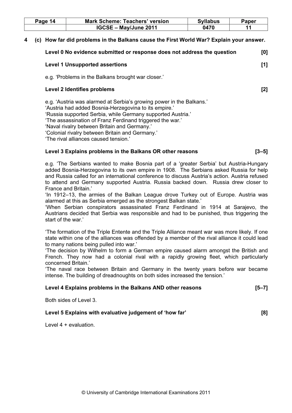 Mark scheme, page 14 of 77