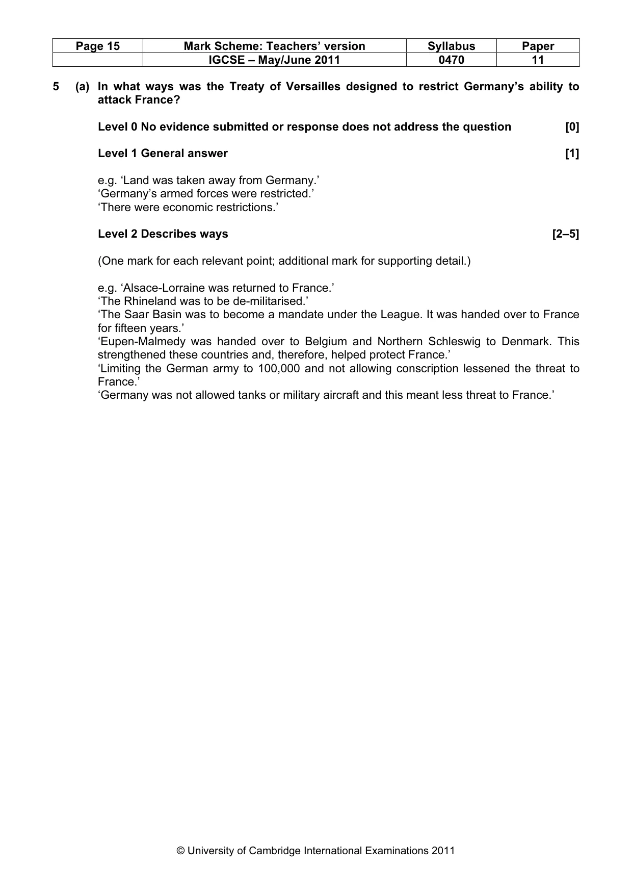 Mark scheme, page 15 of 77