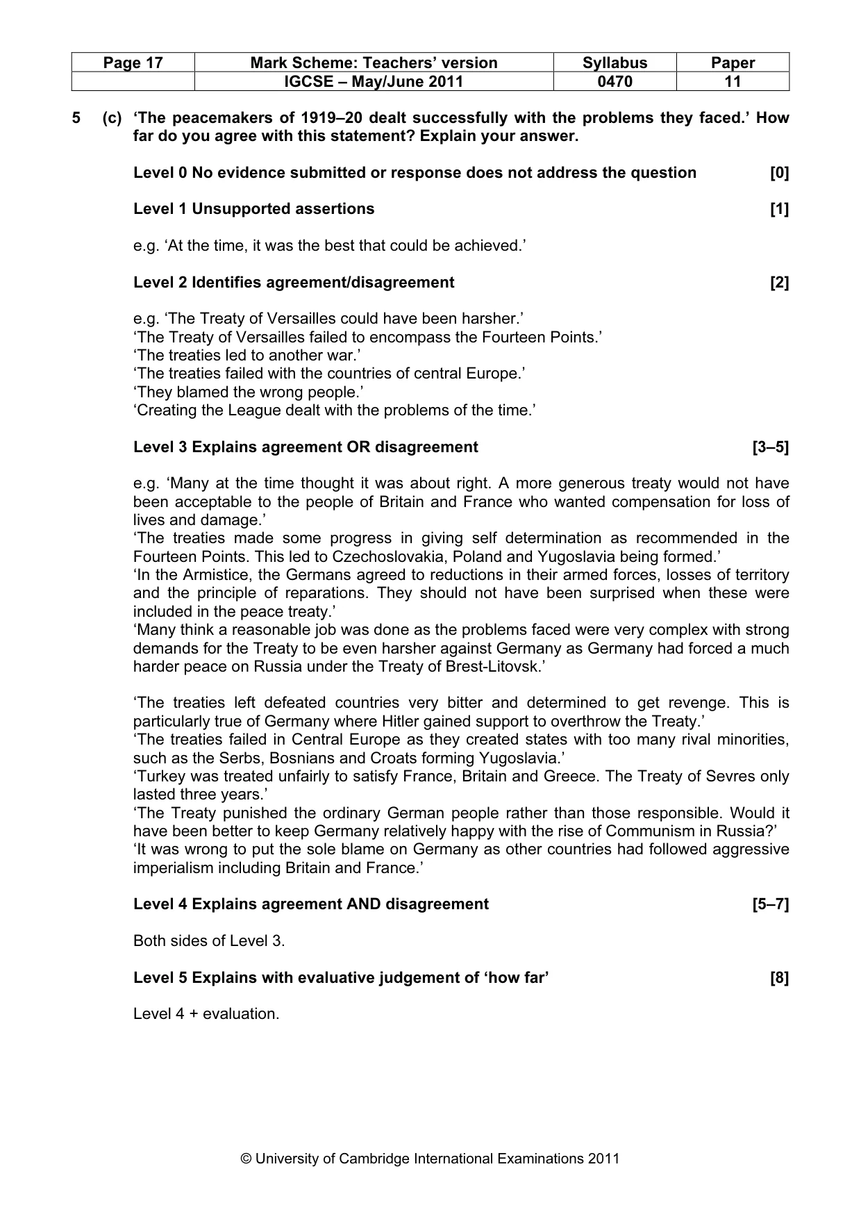 Mark scheme, page 17 of 77