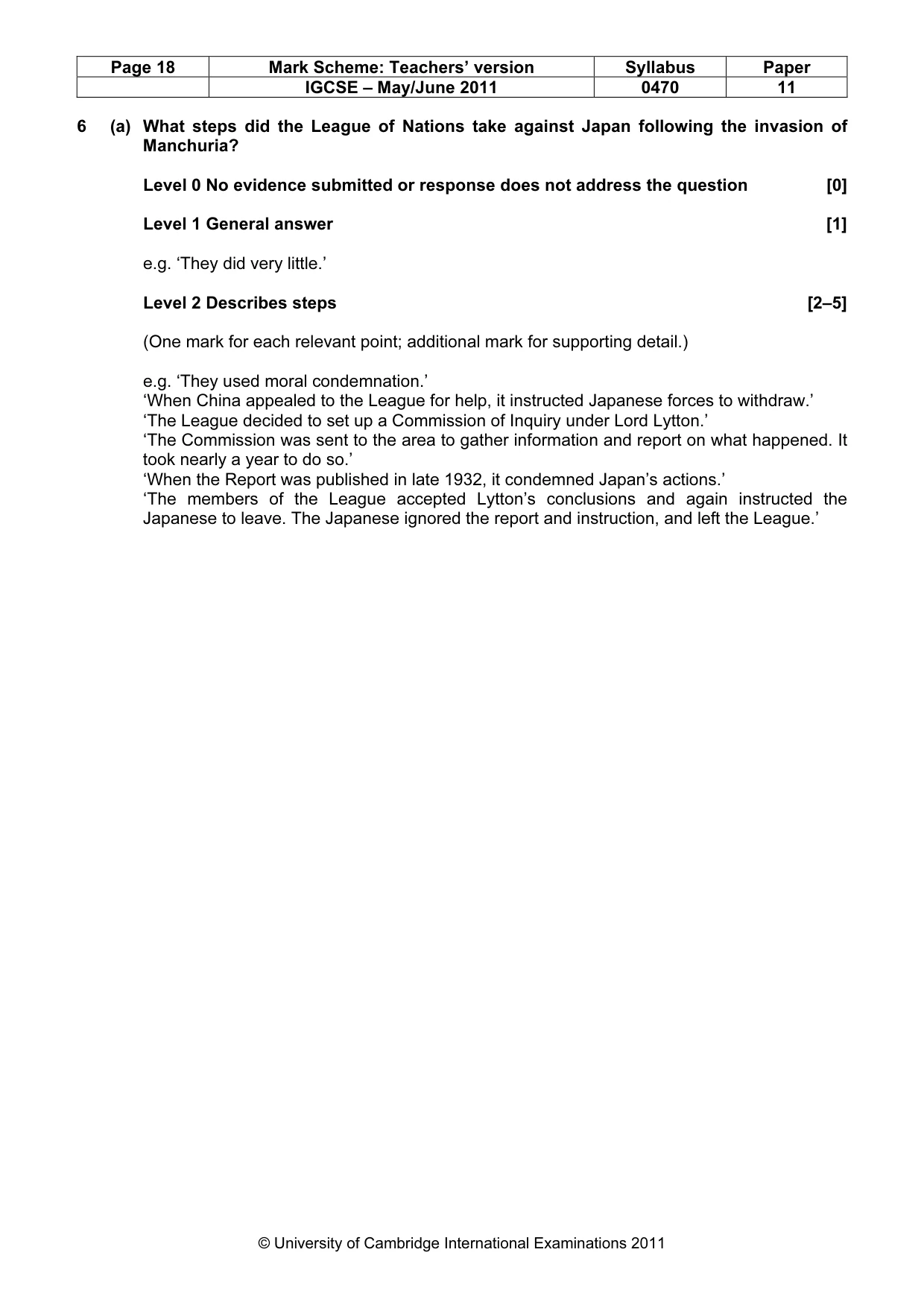 Mark scheme, page 18 of 77