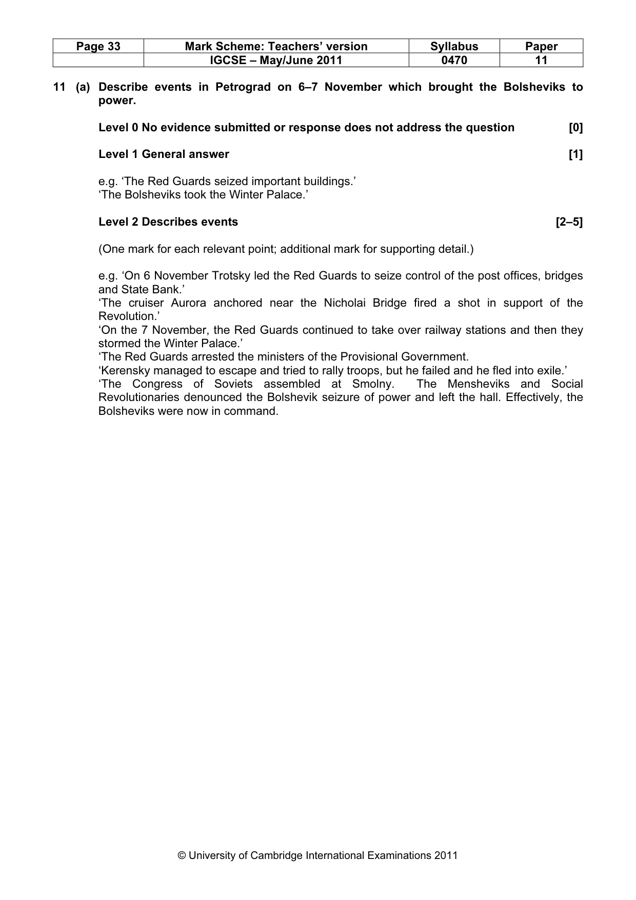 Mark scheme, page 33 of 77