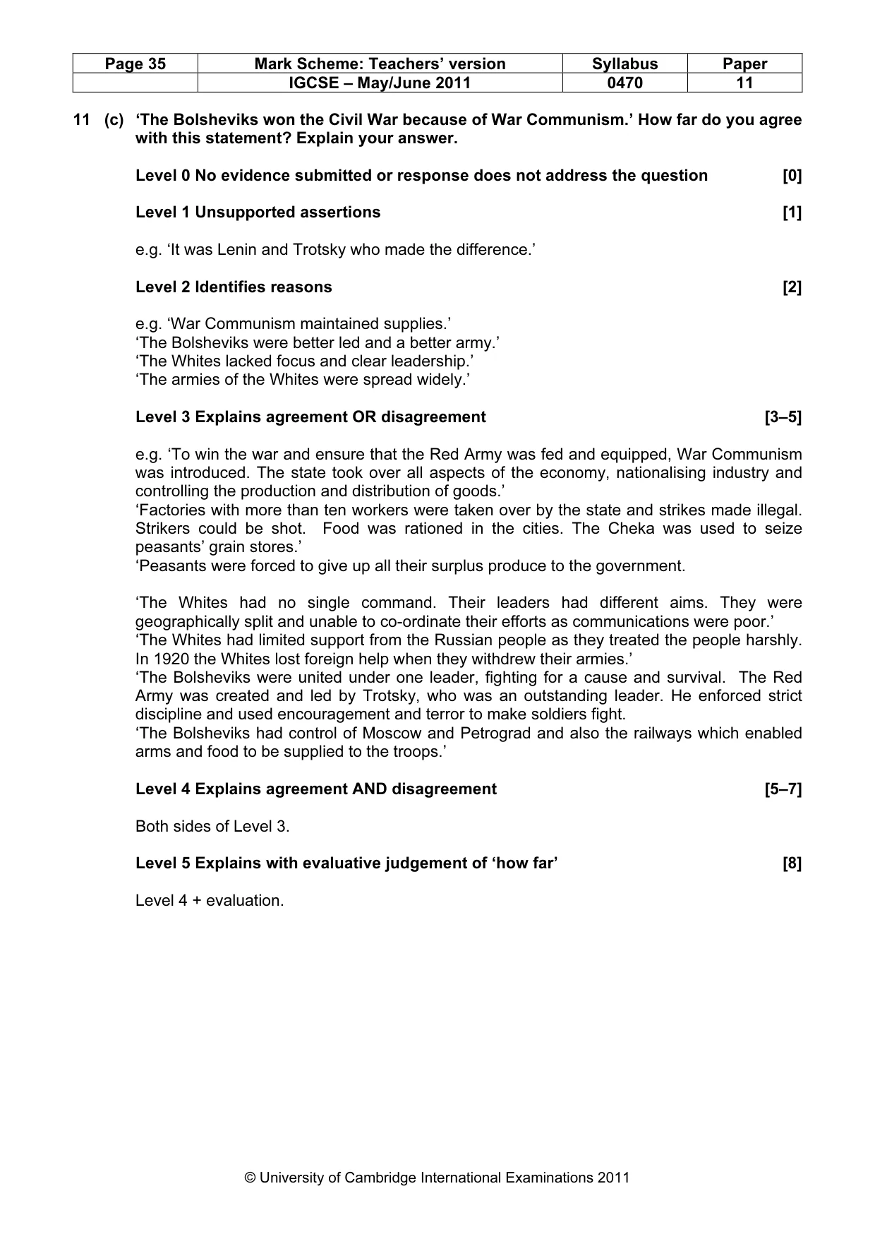 Mark scheme, page 35 of 77
