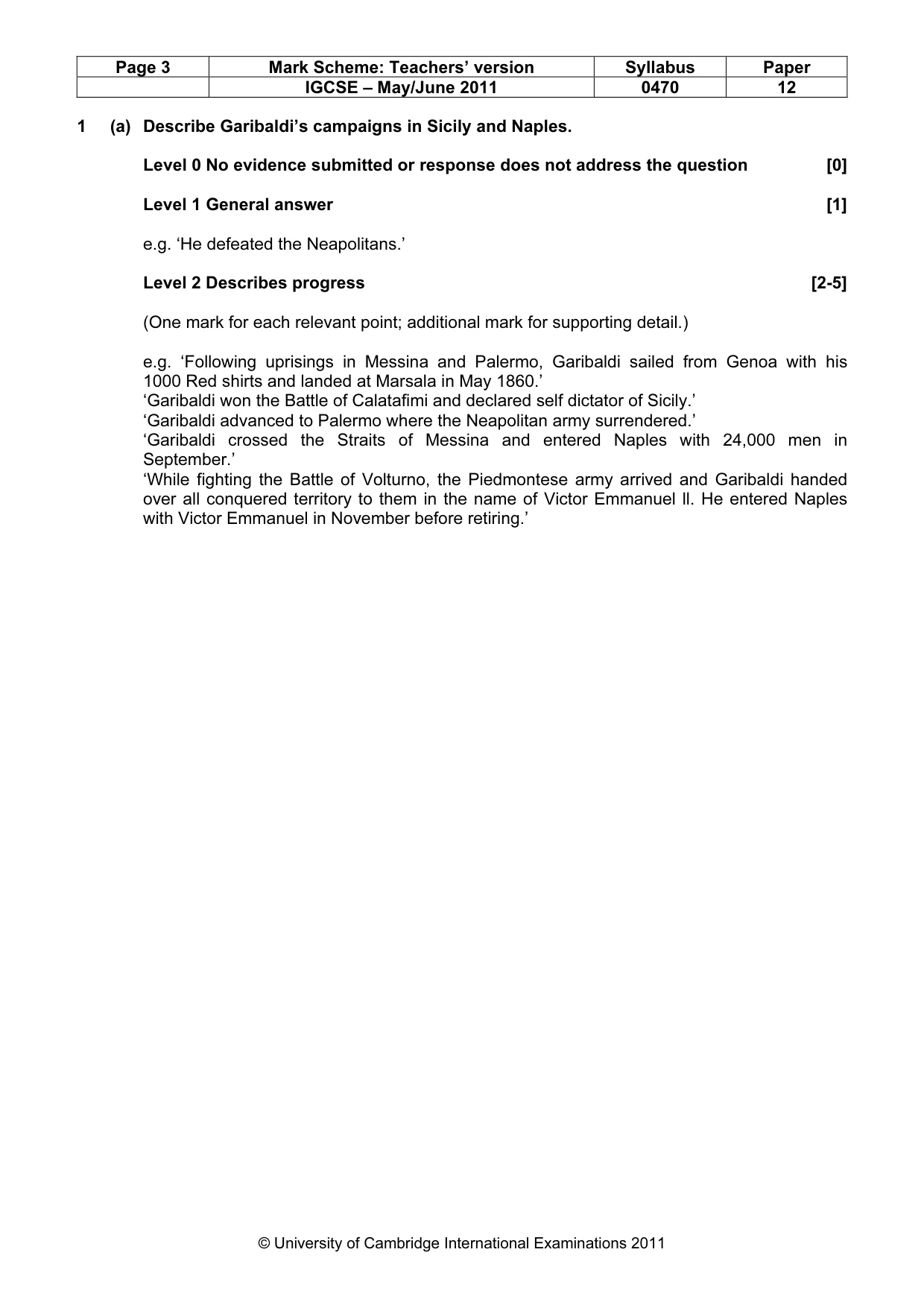 Mark scheme, page 3 of 77