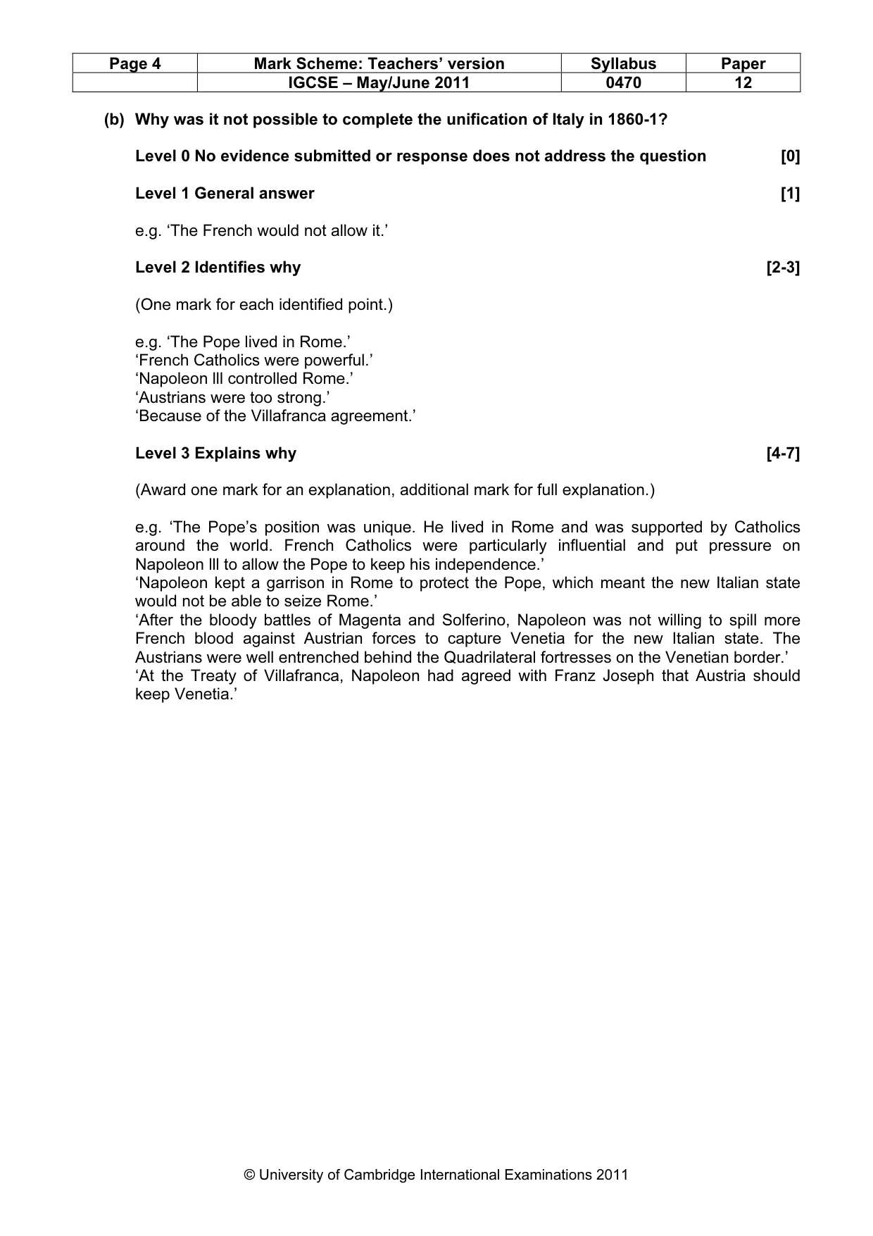 Mark scheme, page 4 of 77