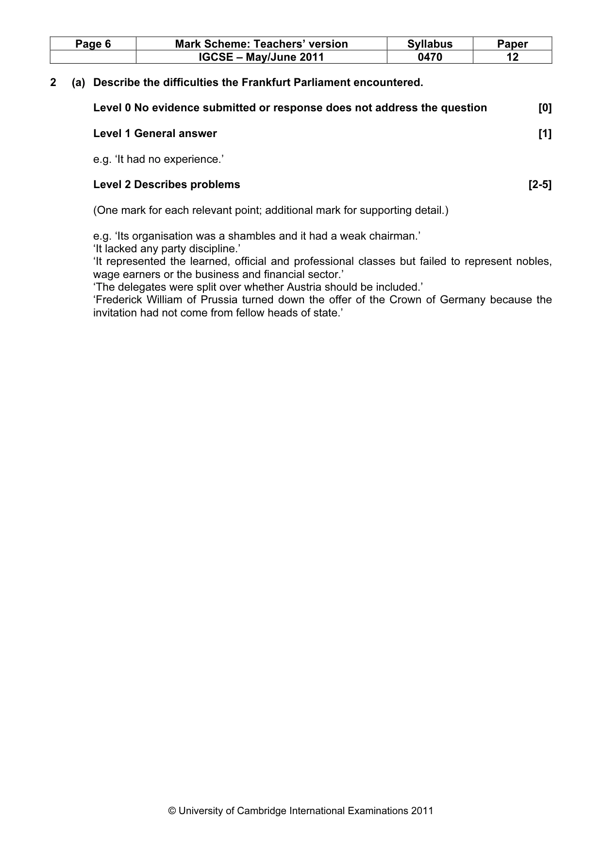 Mark scheme, page 6 of 77