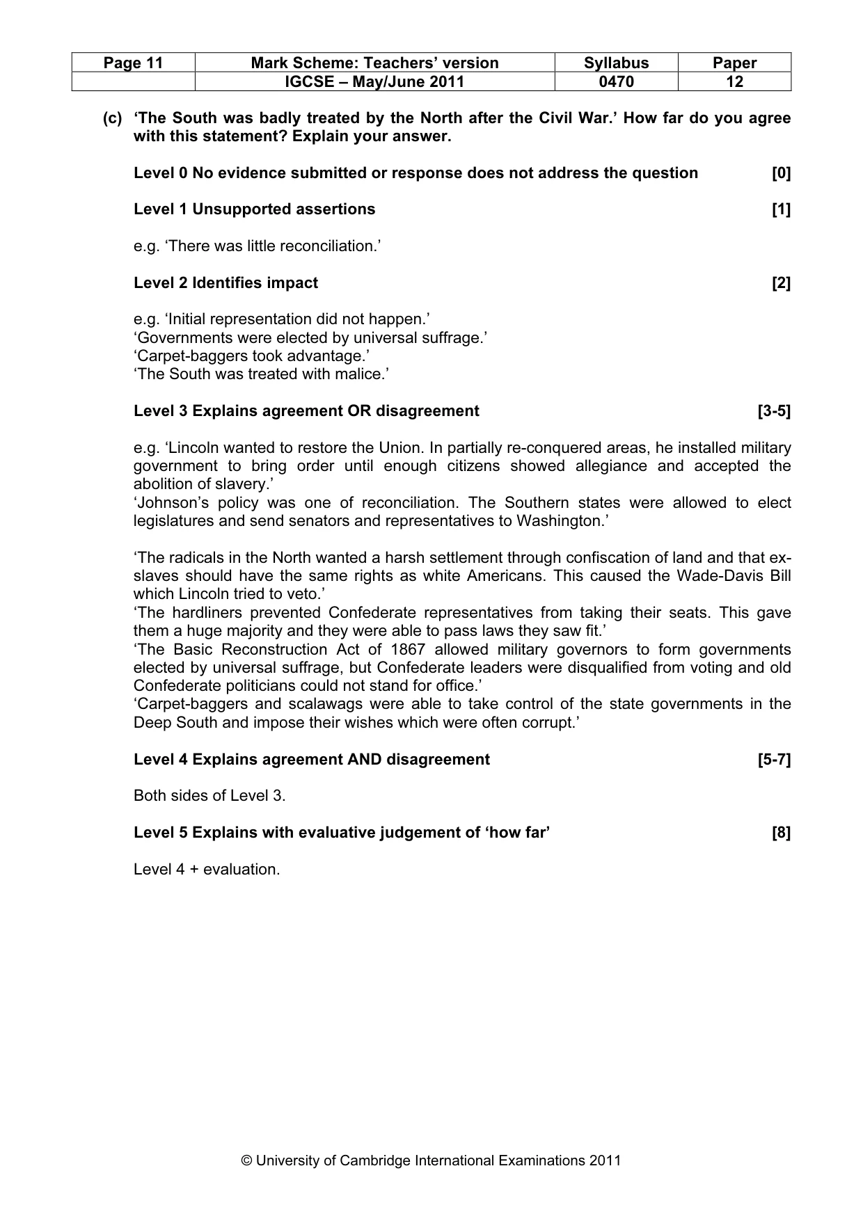 Mark scheme, page 11 of 77