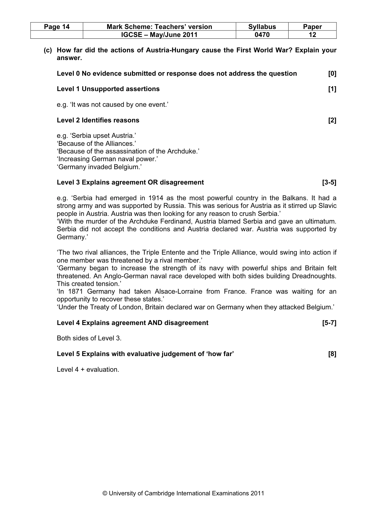 Mark scheme, page 14 of 77