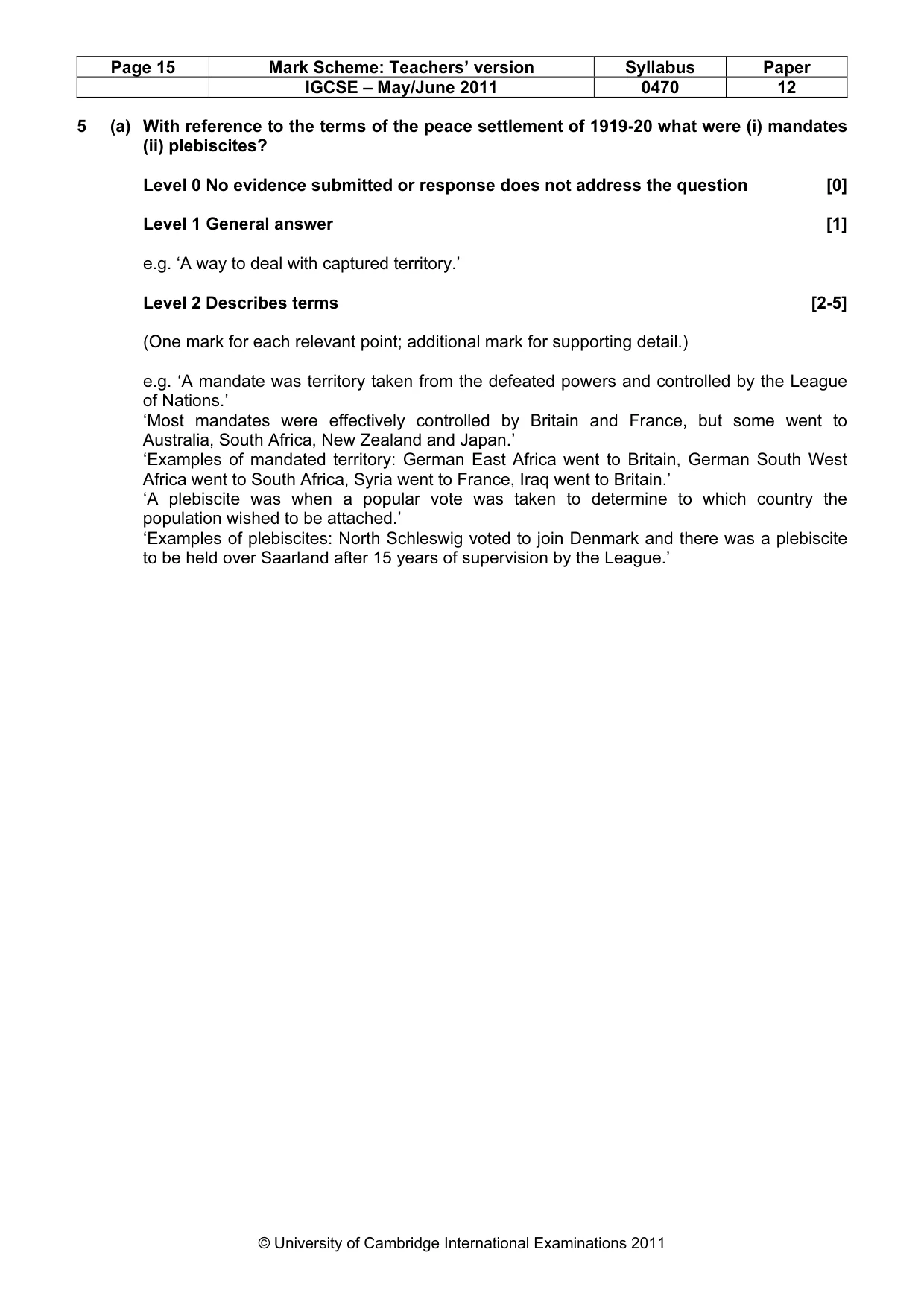 Mark scheme, page 15 of 77