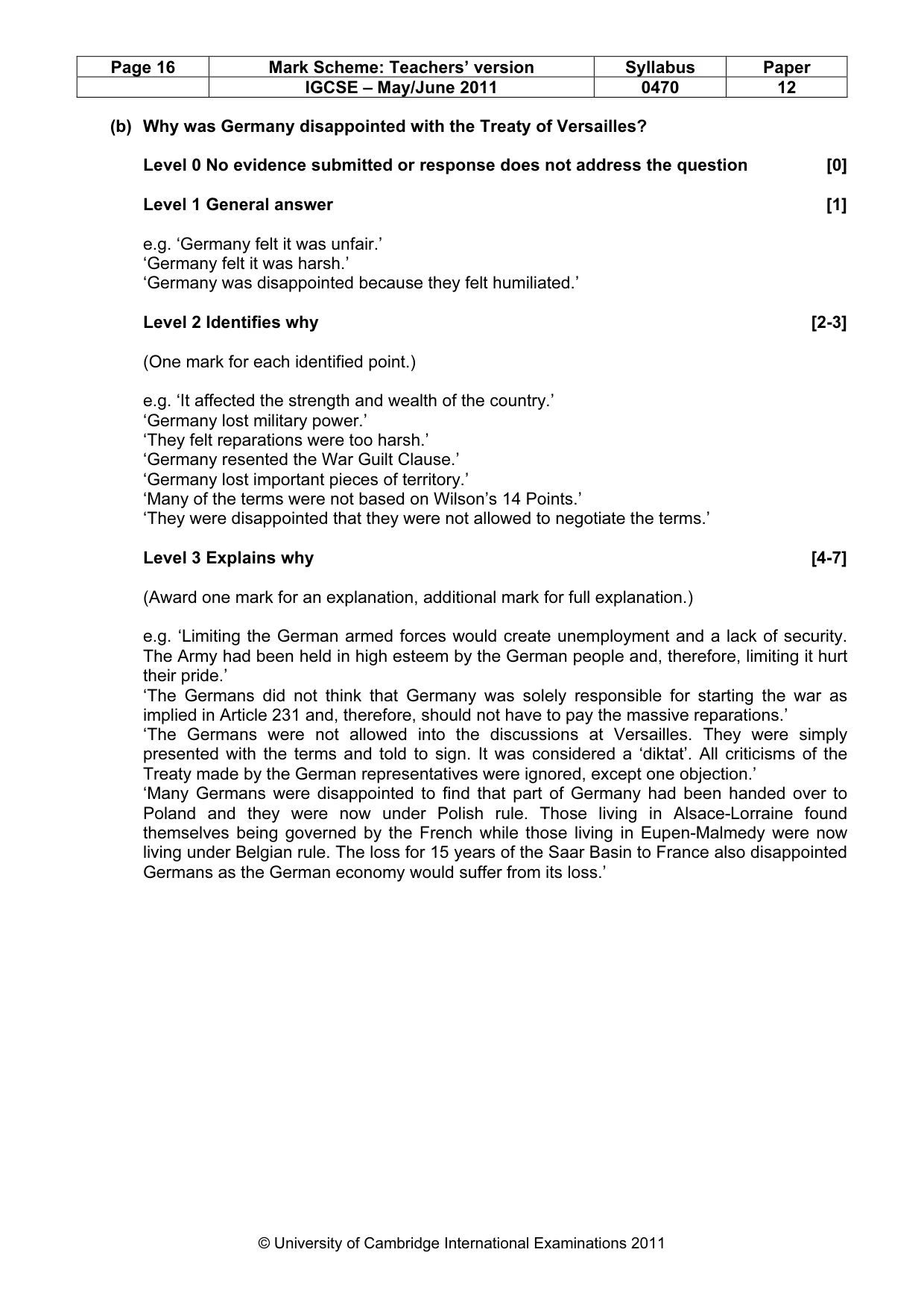 Mark scheme, page 16 of 77
