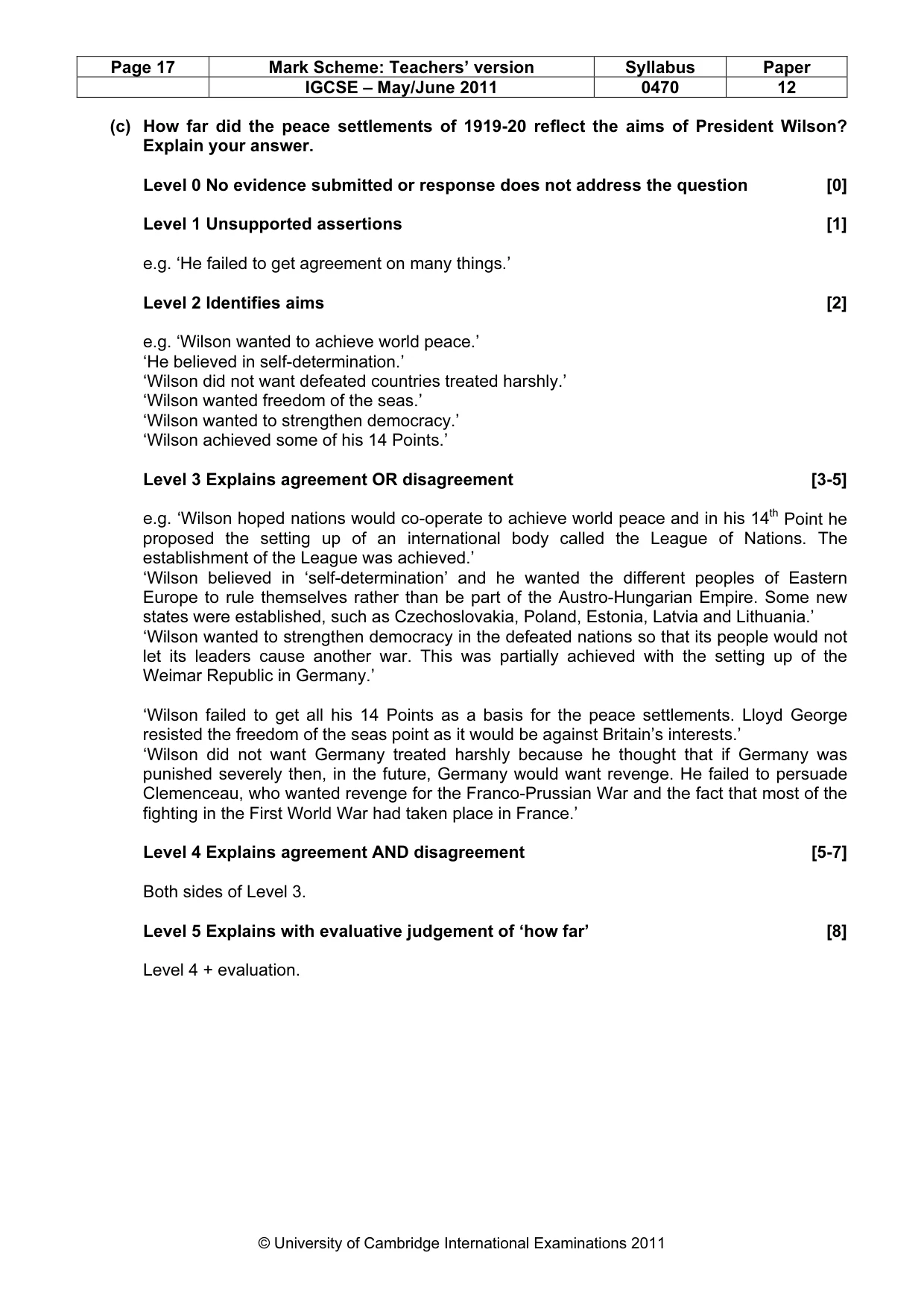 Mark scheme, page 17 of 77