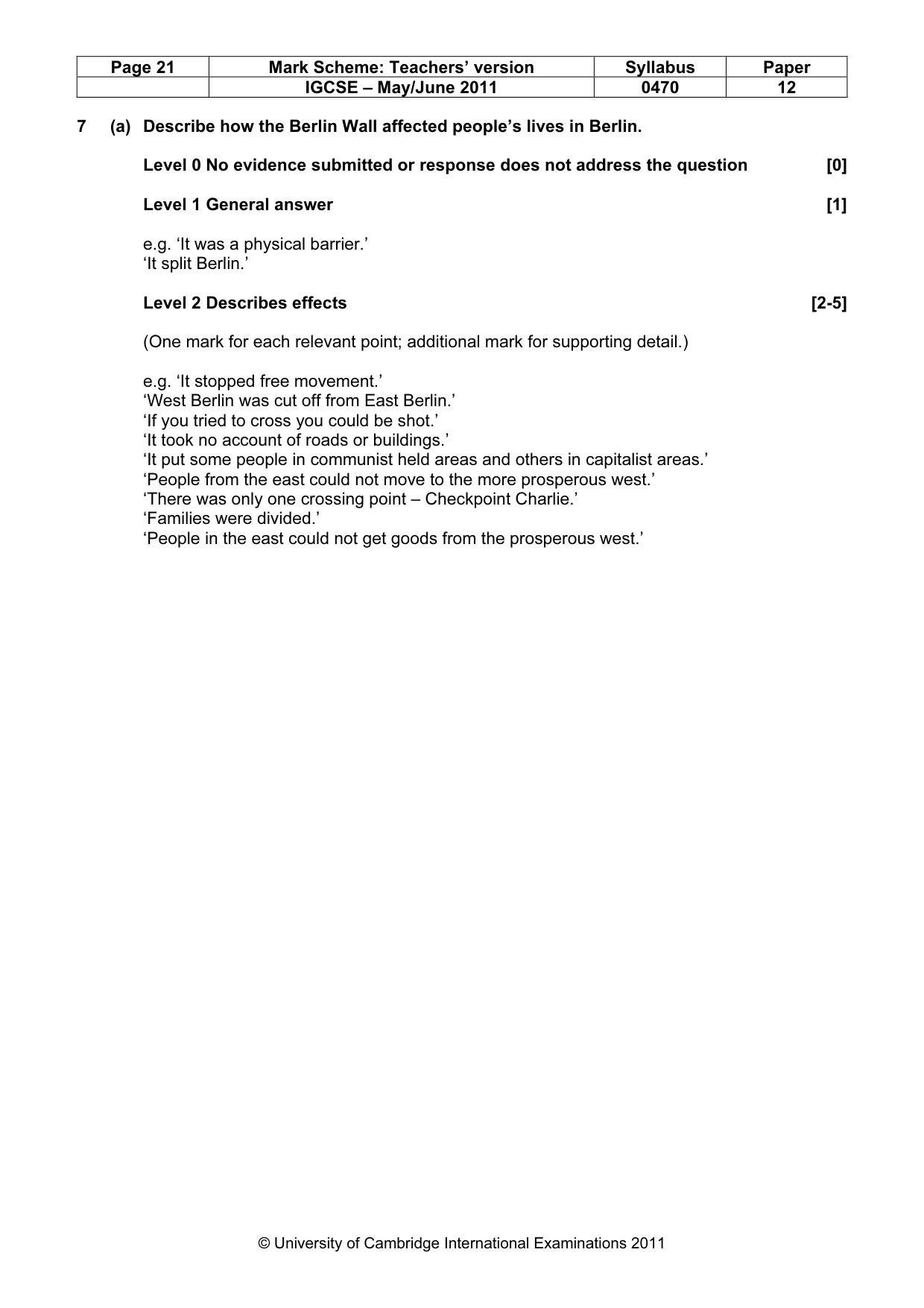 Mark scheme, page 21 of 77