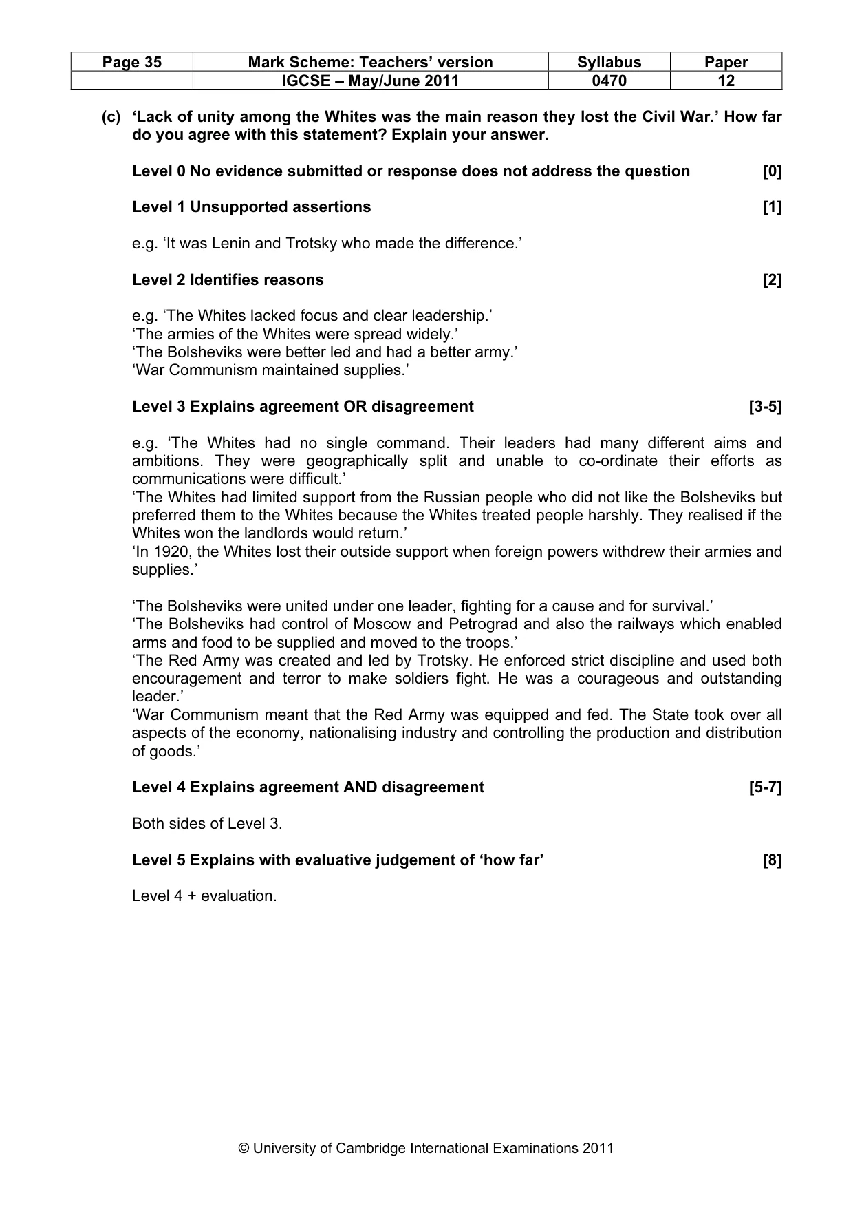 Mark scheme, page 35 of 77