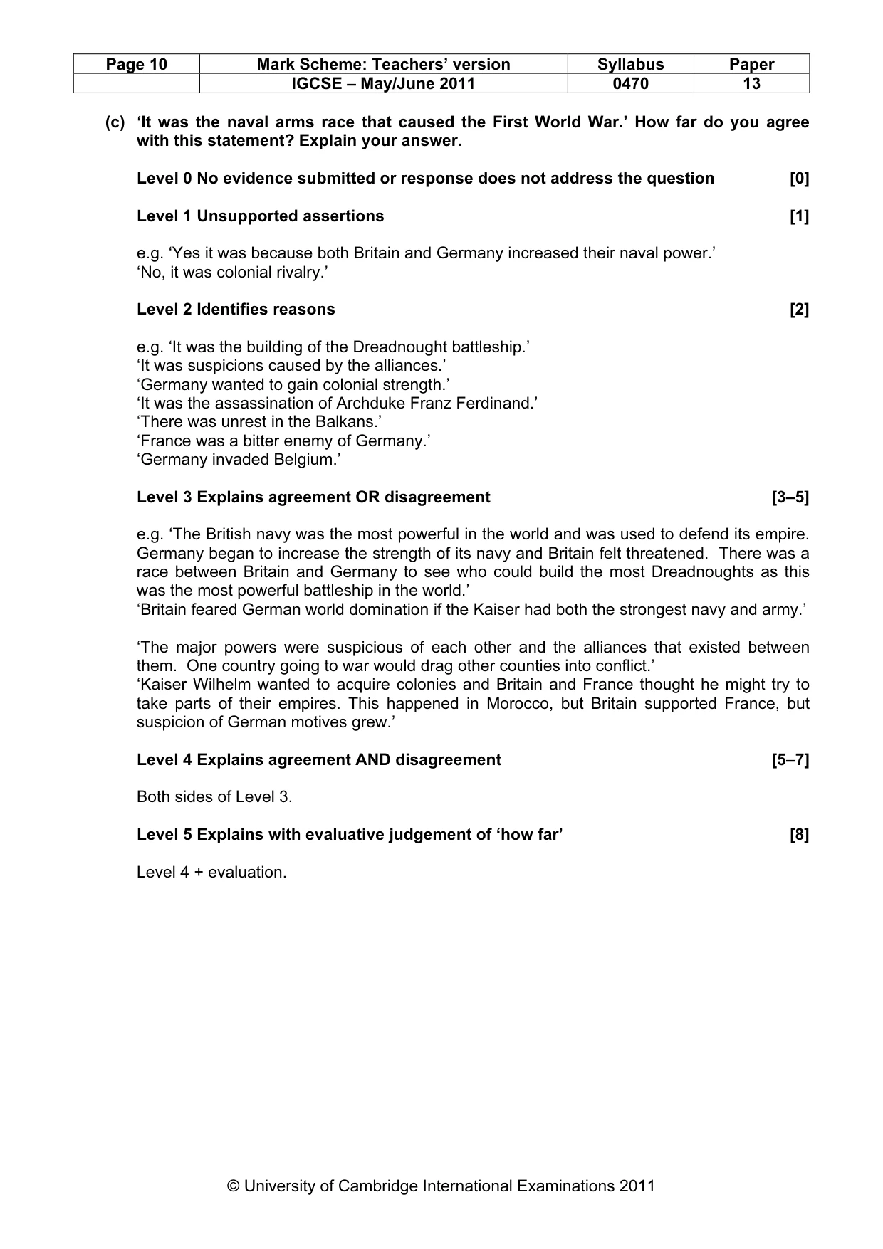 Mark scheme, page 10 of 52